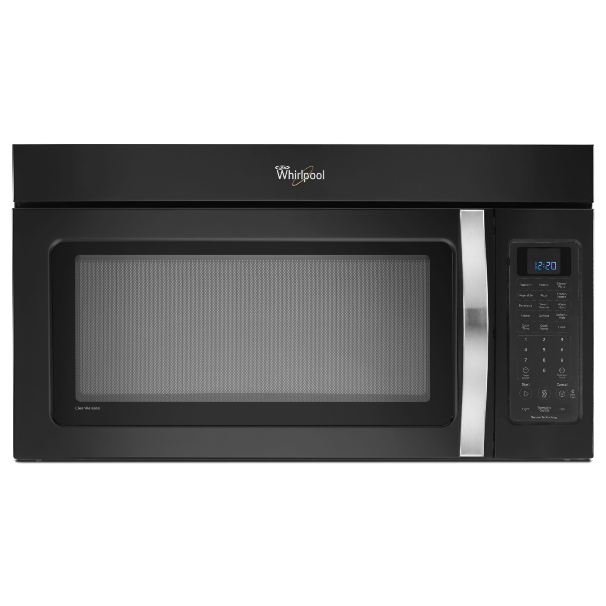 Whirlpool 30 in. Over the Range Microwave w/ Auto Adapt Fan - Black Ice at Kmart.com