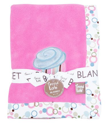 Trend Lab Cupcake Receiving Blanket Kid's