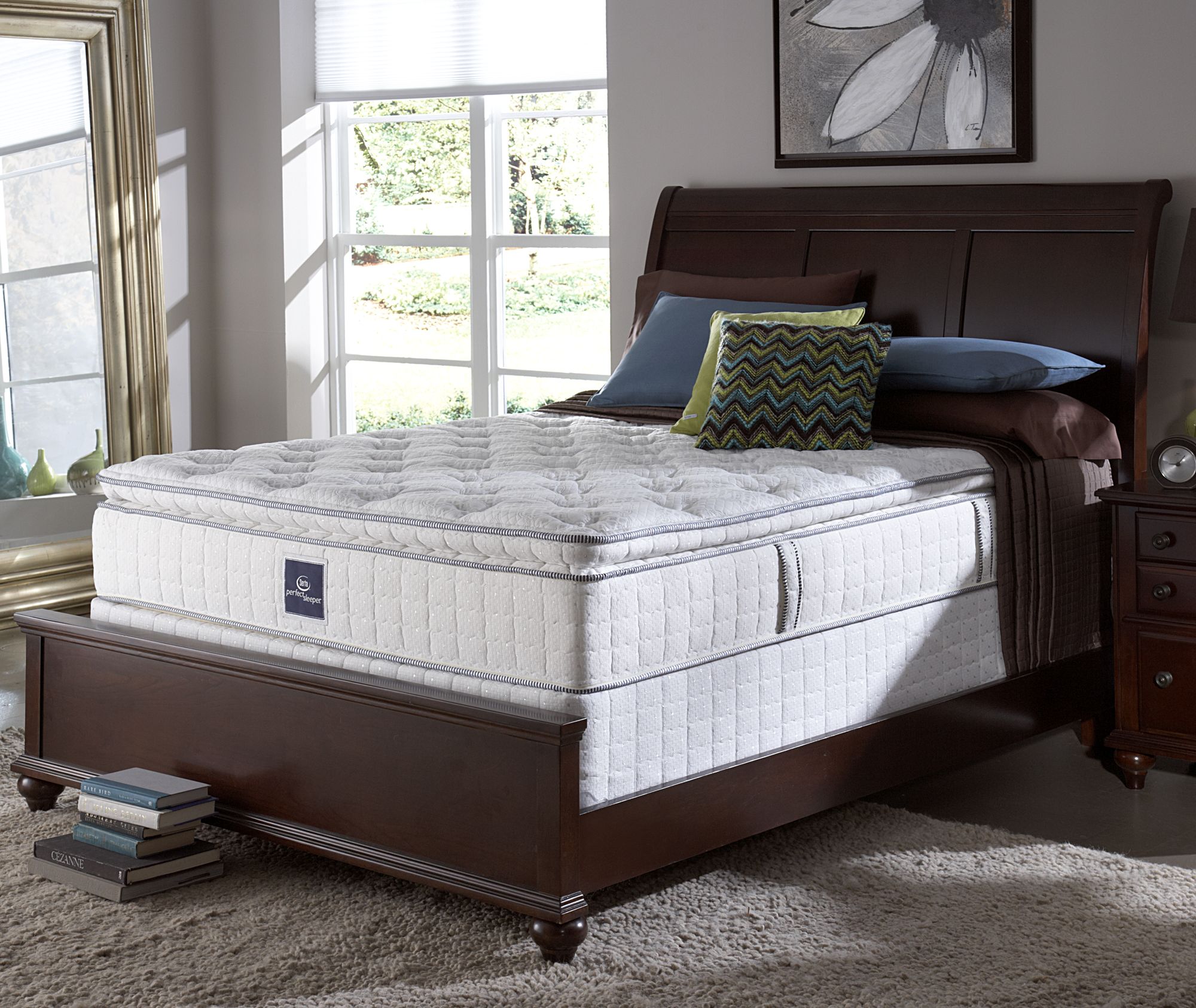 Serta Metallica Super Pillow Top Firm Queen Mattress Set at Sears.com