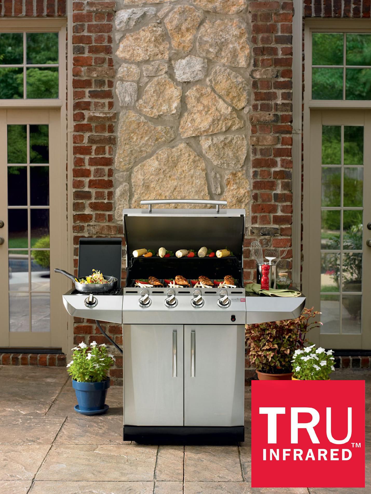 Char-Broil 4-Burner Infrared Gas Grill Silver