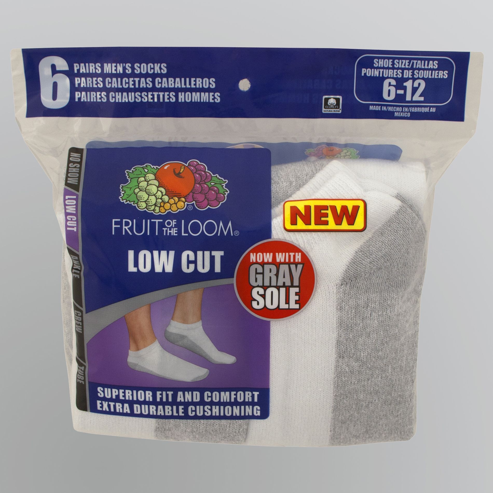 men fruit of the loom socks