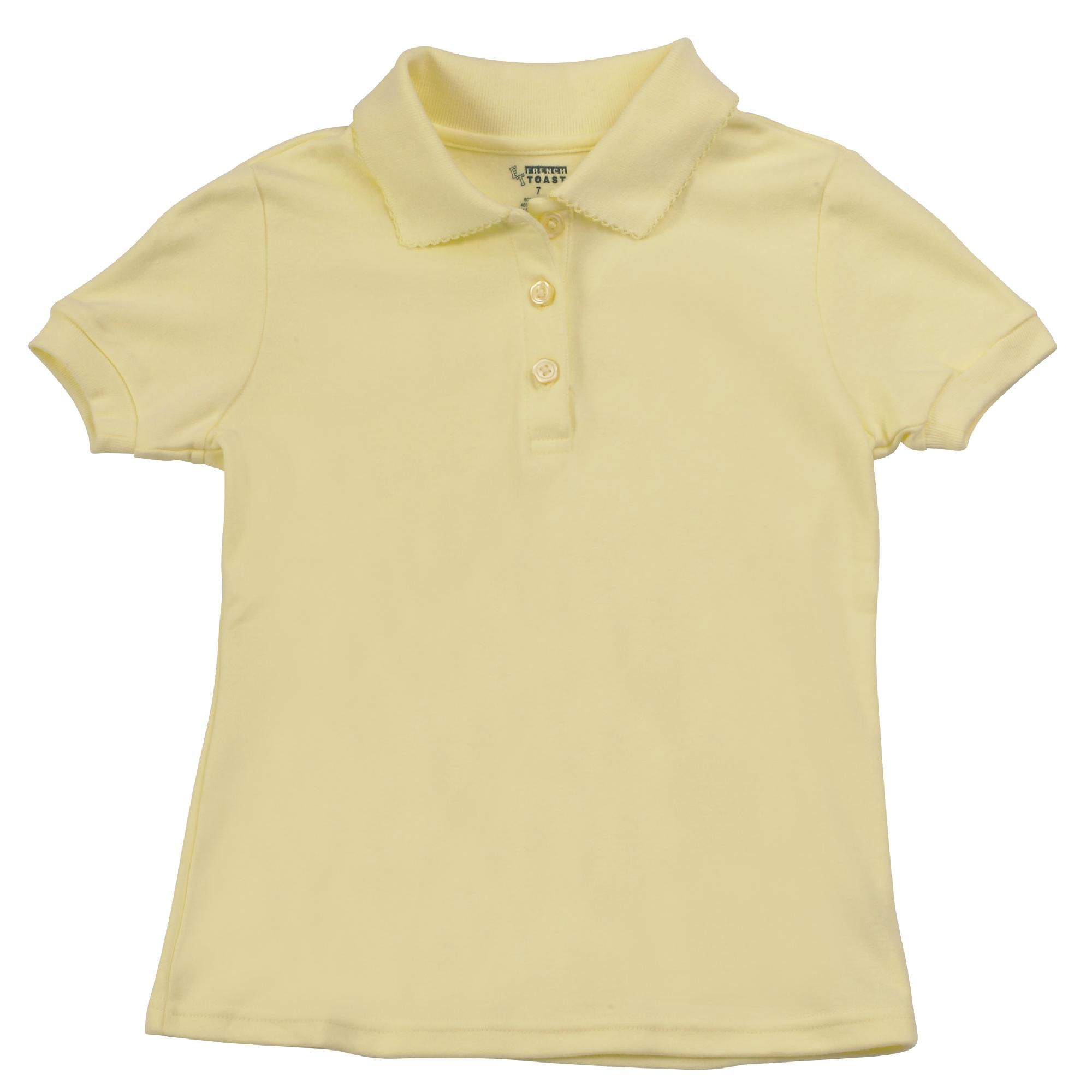 @ School by French Toast (Size 7-20) Girls Short Sleeve Interlock Polo With Picot Collar at Kmart.com