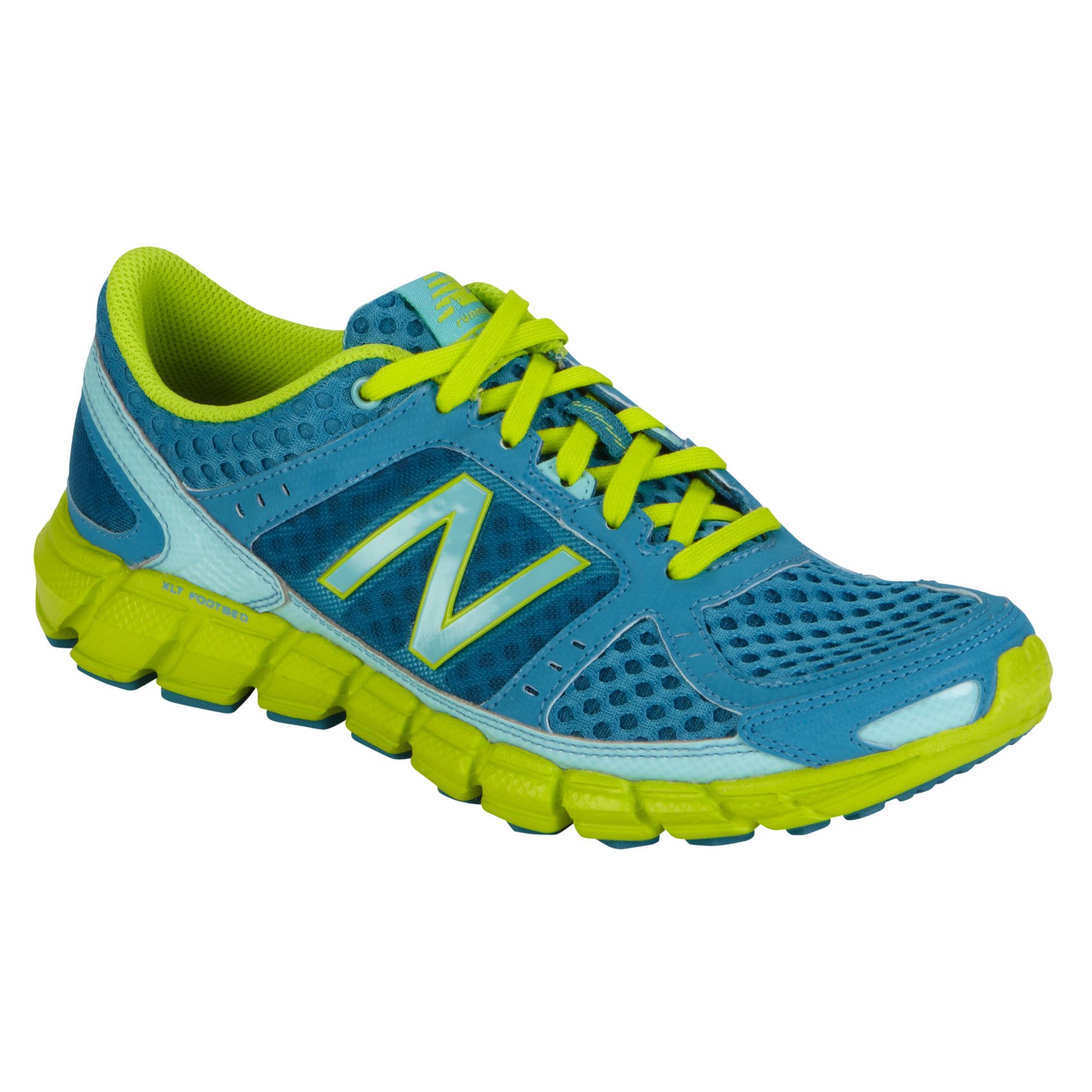 New Balance Women's 750V1 Running Athletic Shoe - Blue/Lime