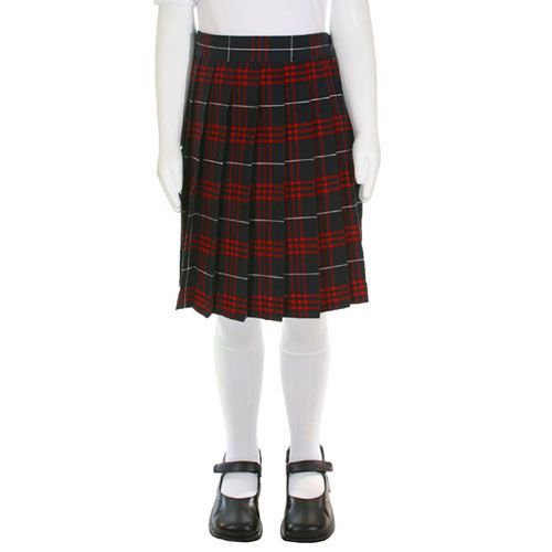 At School by French Toast 7-20 Navy-Red Plaid Pleated Skirt at Kmart.com