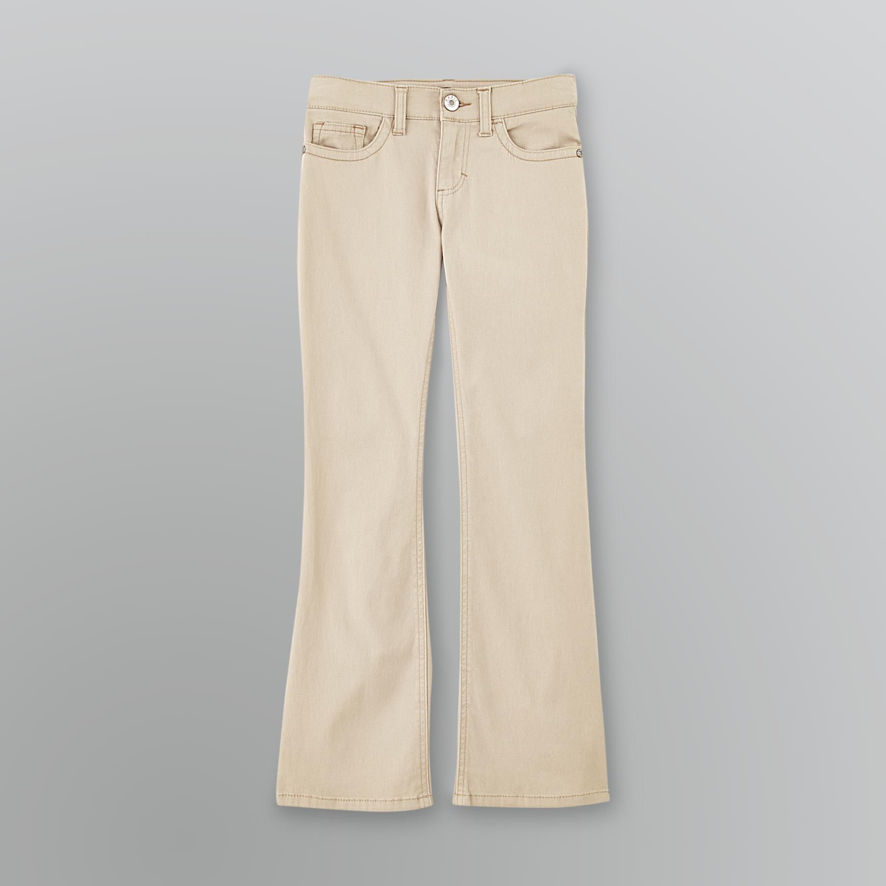 Basic Editions Girl's Stretch Bootcut Pants at Kmart.com
