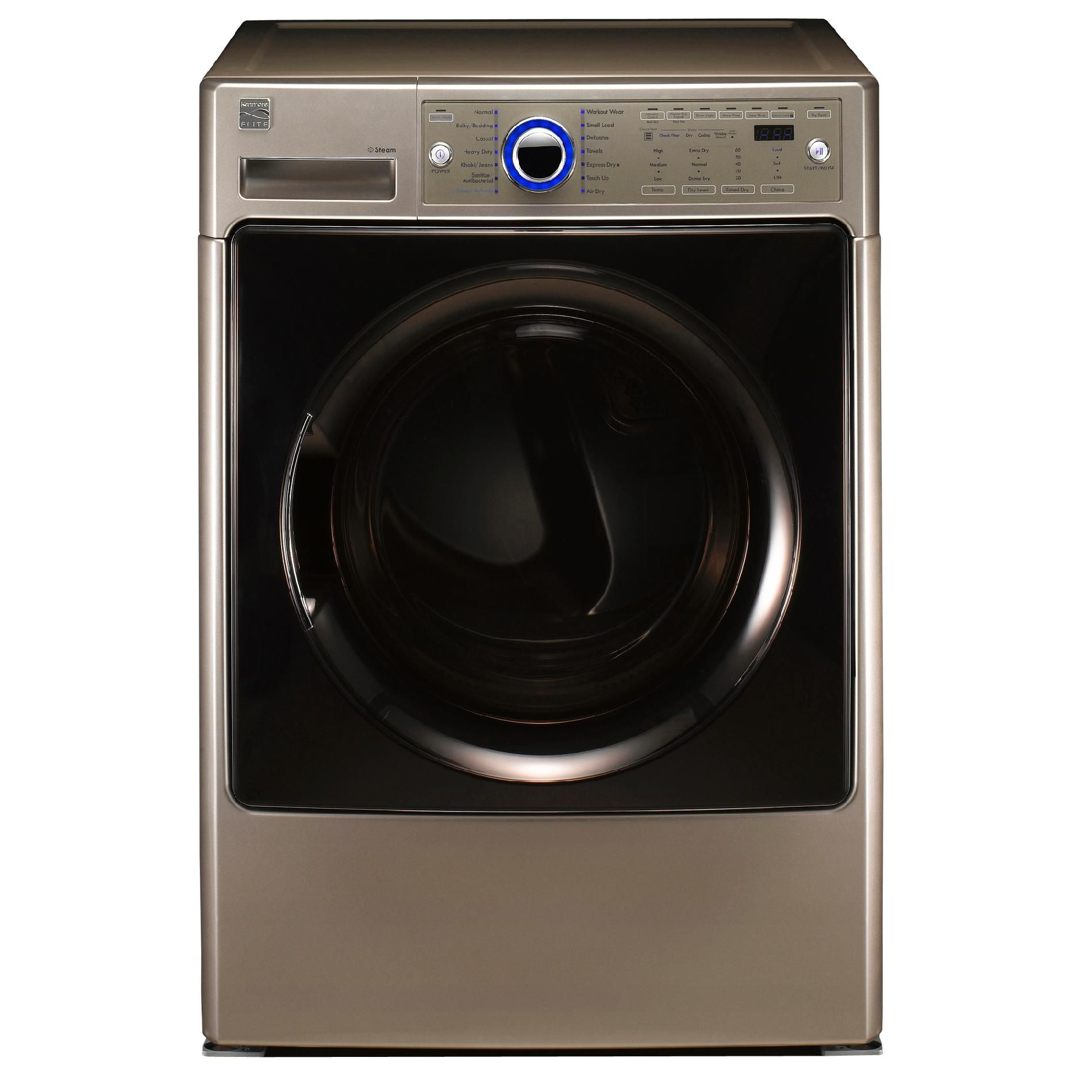 1270.09 Kenmore Elite Elite 7.4 cu. ft. Gas Steam Dryer Ginger Big Deal Outlet Z19