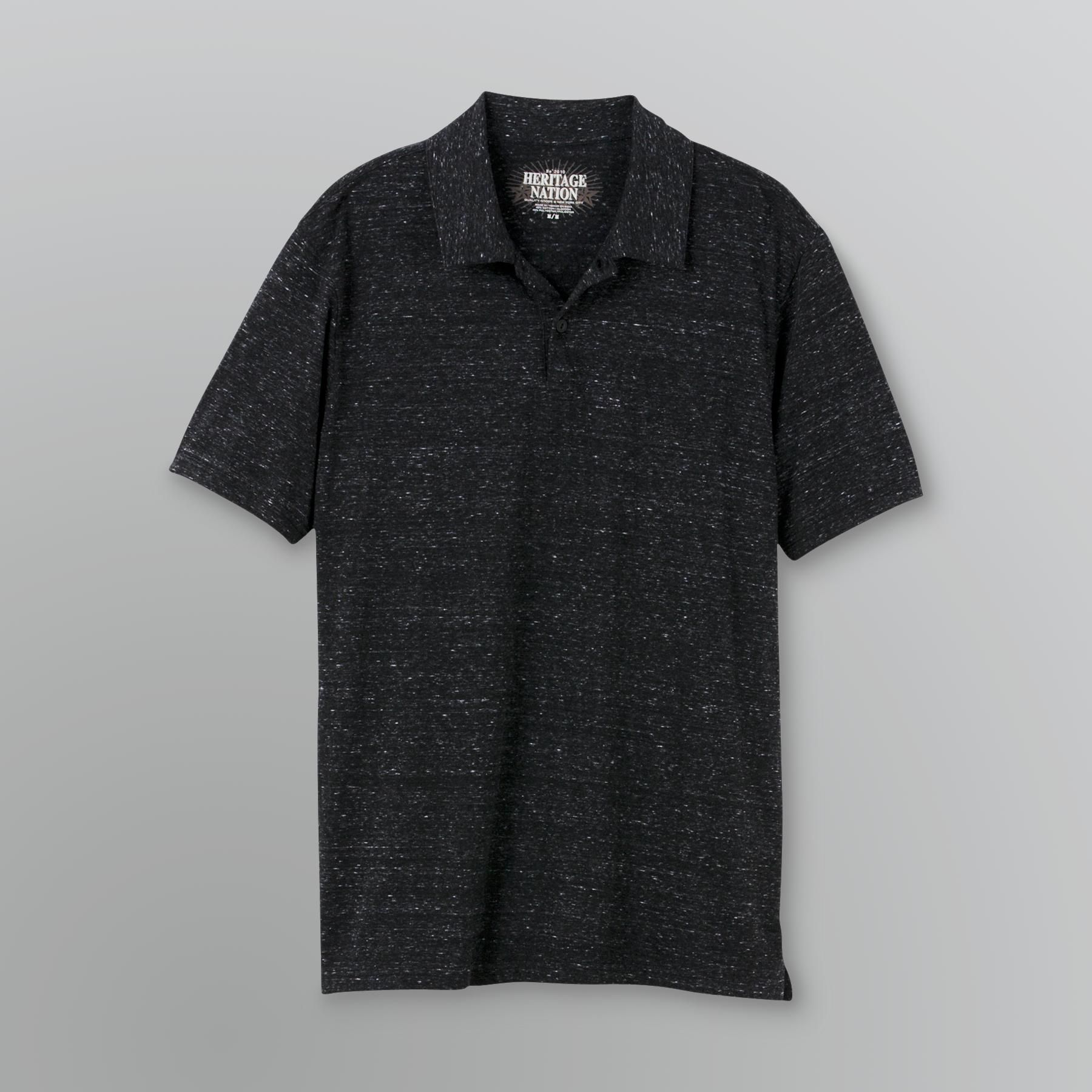 Heritage Nation Men's Heathered Polo Shirt at Kmart.com