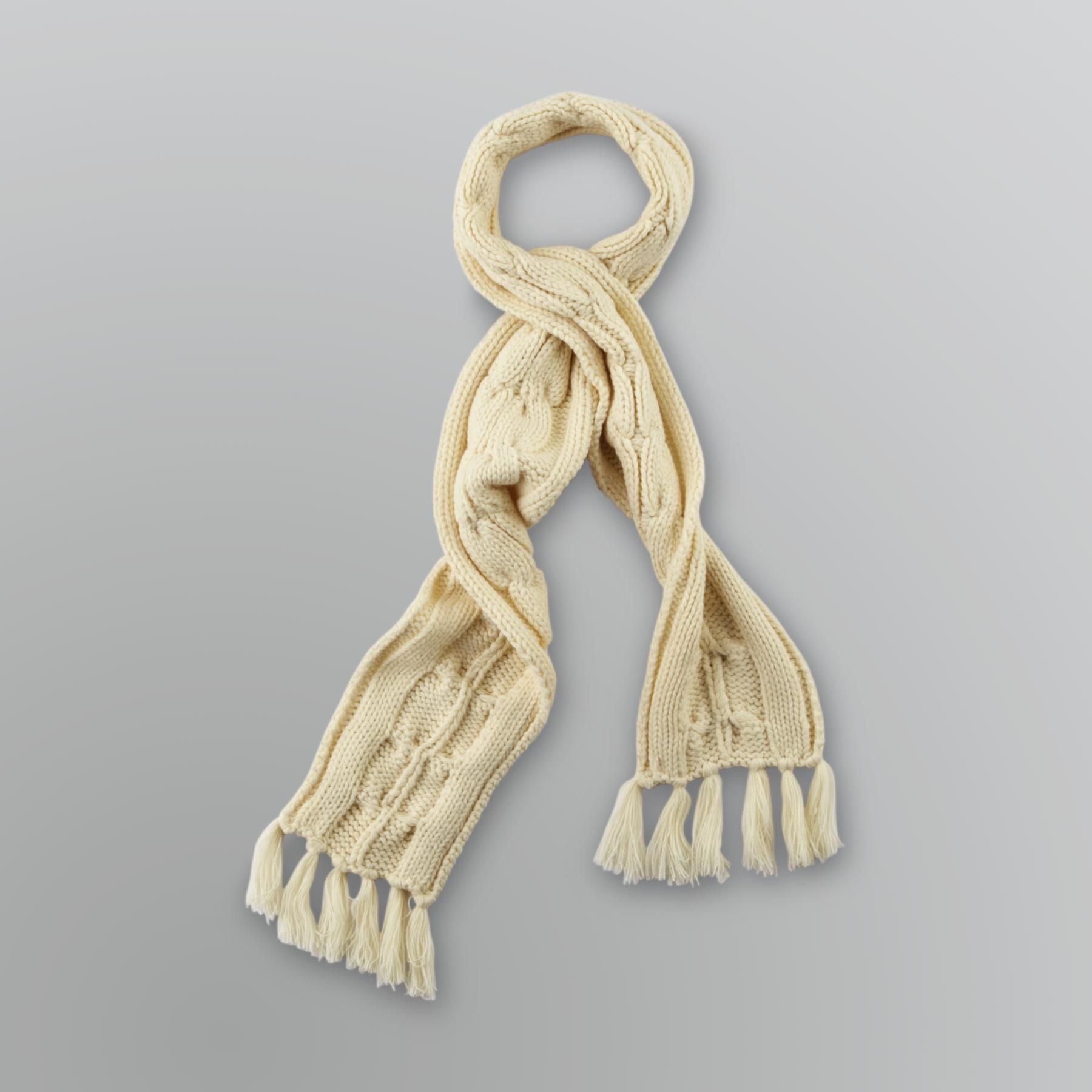 Women's Cable Knit Scarf