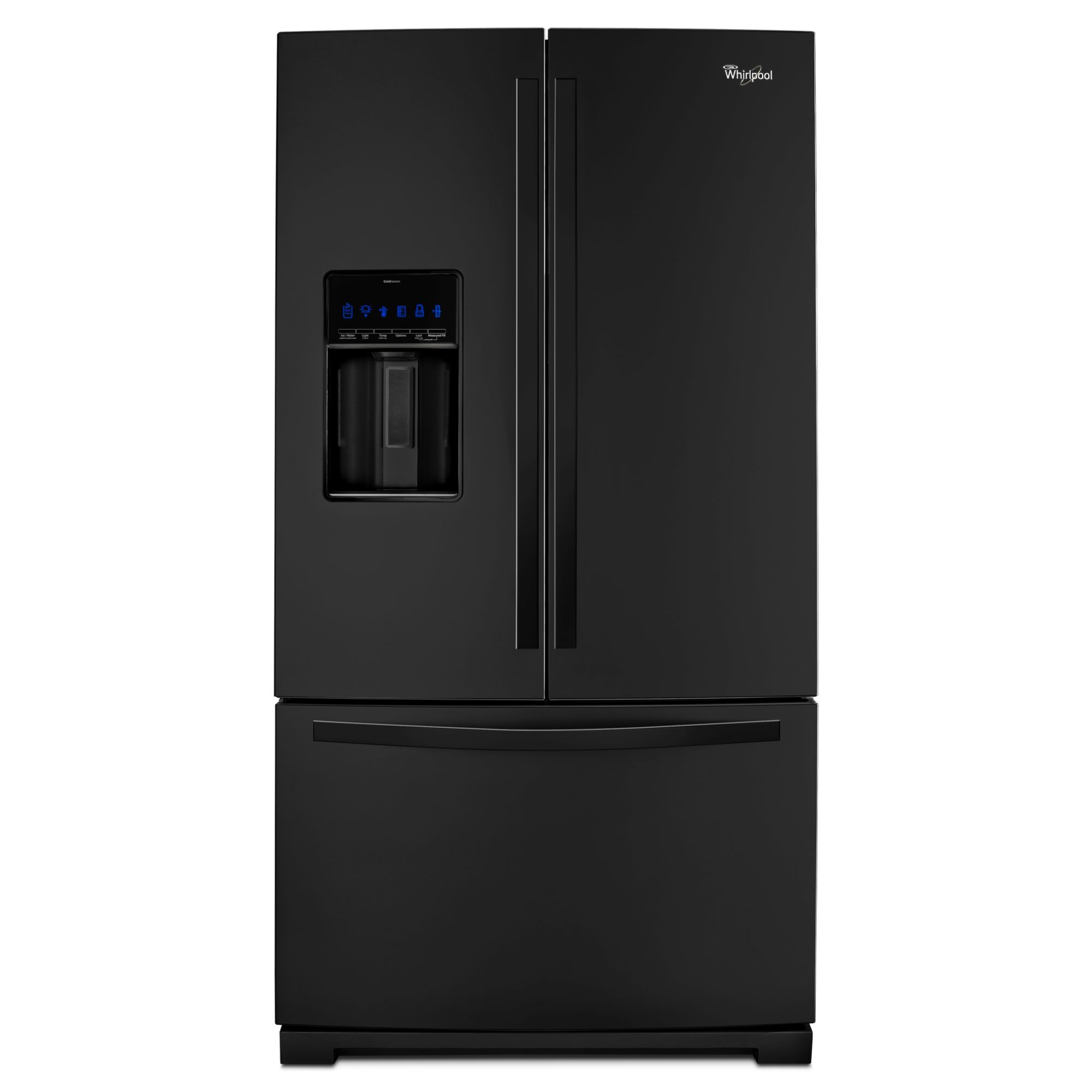 Whirlpool 28.6 cu. ft. French Door Refrigerator  - Black at Kmart.com