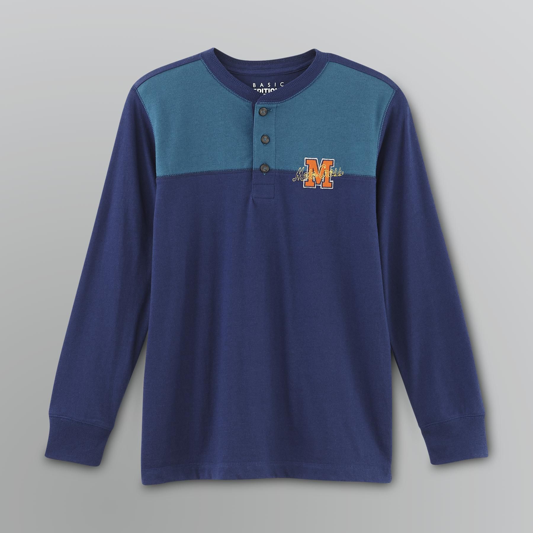 Basic Editions Boy's Pieced Henley Shirt at Kmart.com