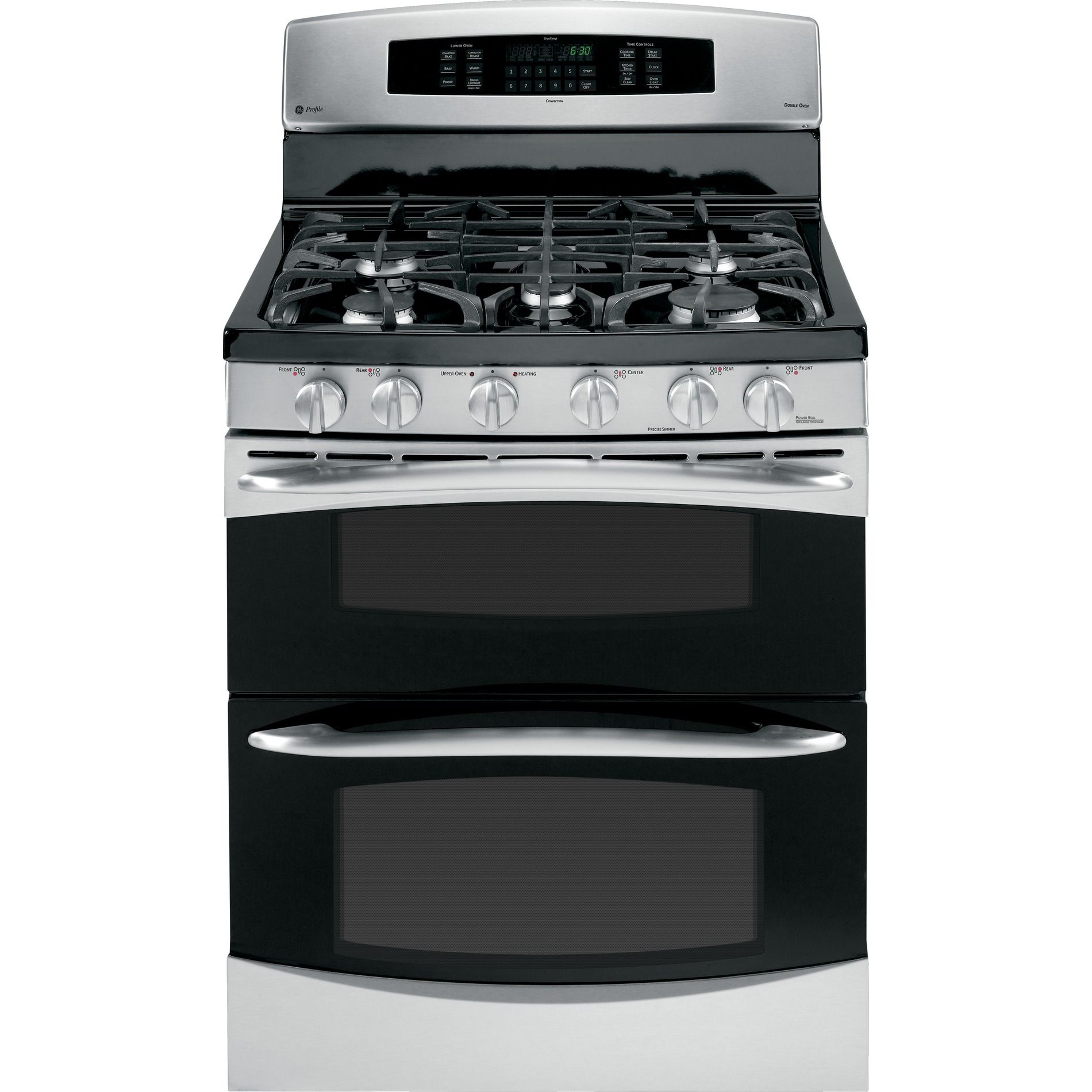 GE Profile PGB995SETSS Profile™ Series 6.7 cu. ft. Gas Range w/ Double Convection Oven