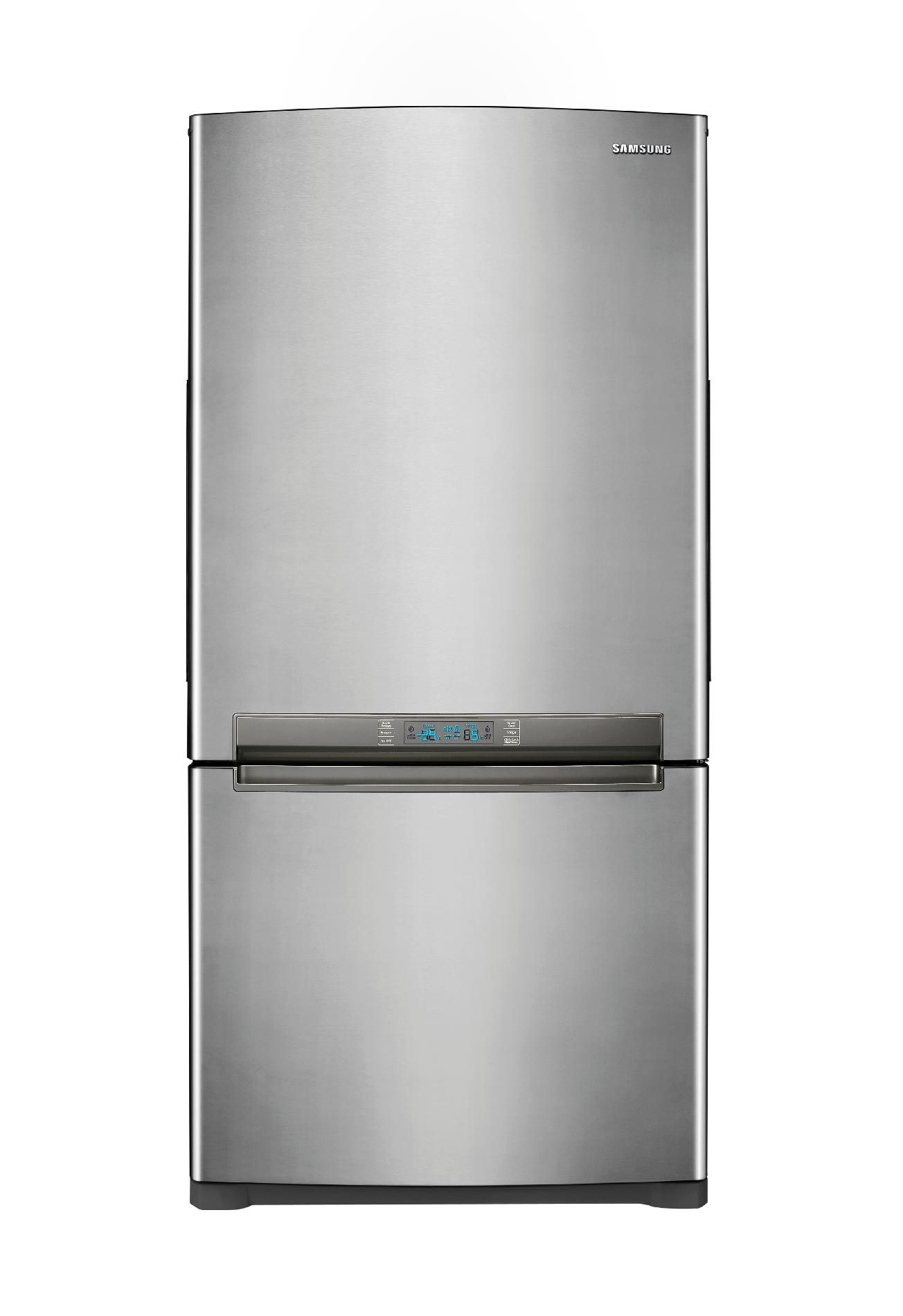 Samsung 18 cu. ft. Bottom Freezer w/ Side Swing Freezer Door - Stainless Platinum at Sears.com