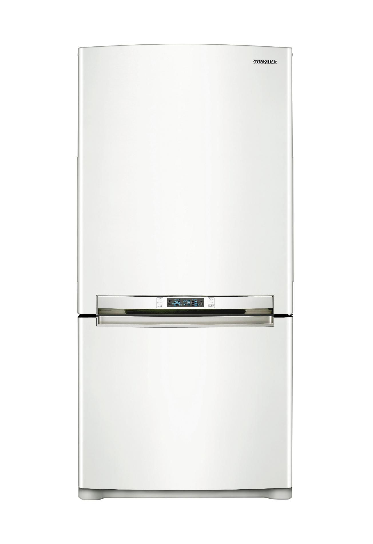 Samsung 18 cu. ft. Bottom Freezer w/ Side Swing Freezer Door - White at Sears.com