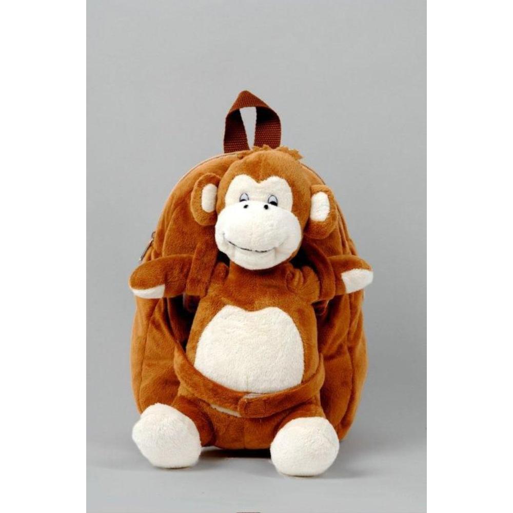 Small Plush Monkey Backpack