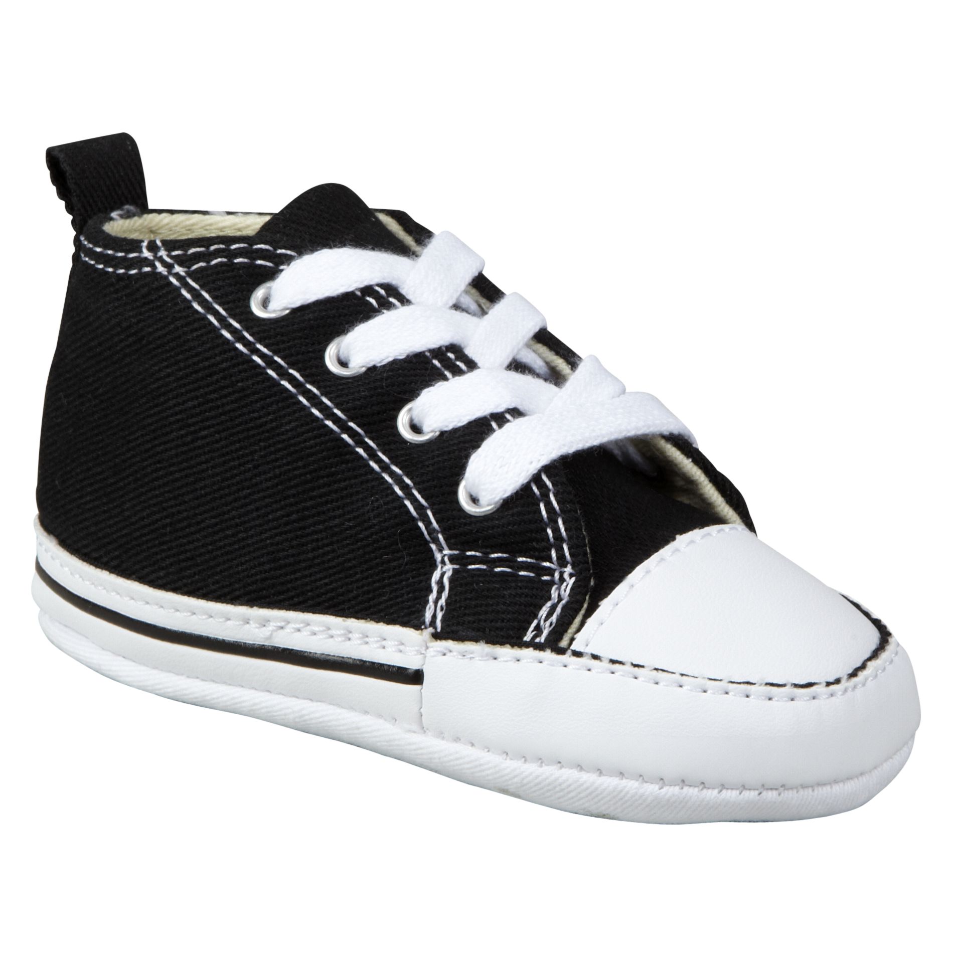 Baby Chuck Taylor First Star Athletic Shoe - Black/White