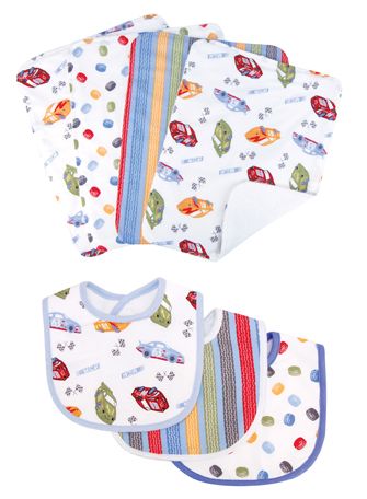 Trend-Lab NASCAR® - 7pc Bib & Burp Cloth Set by Trend Lab at Kmart.com