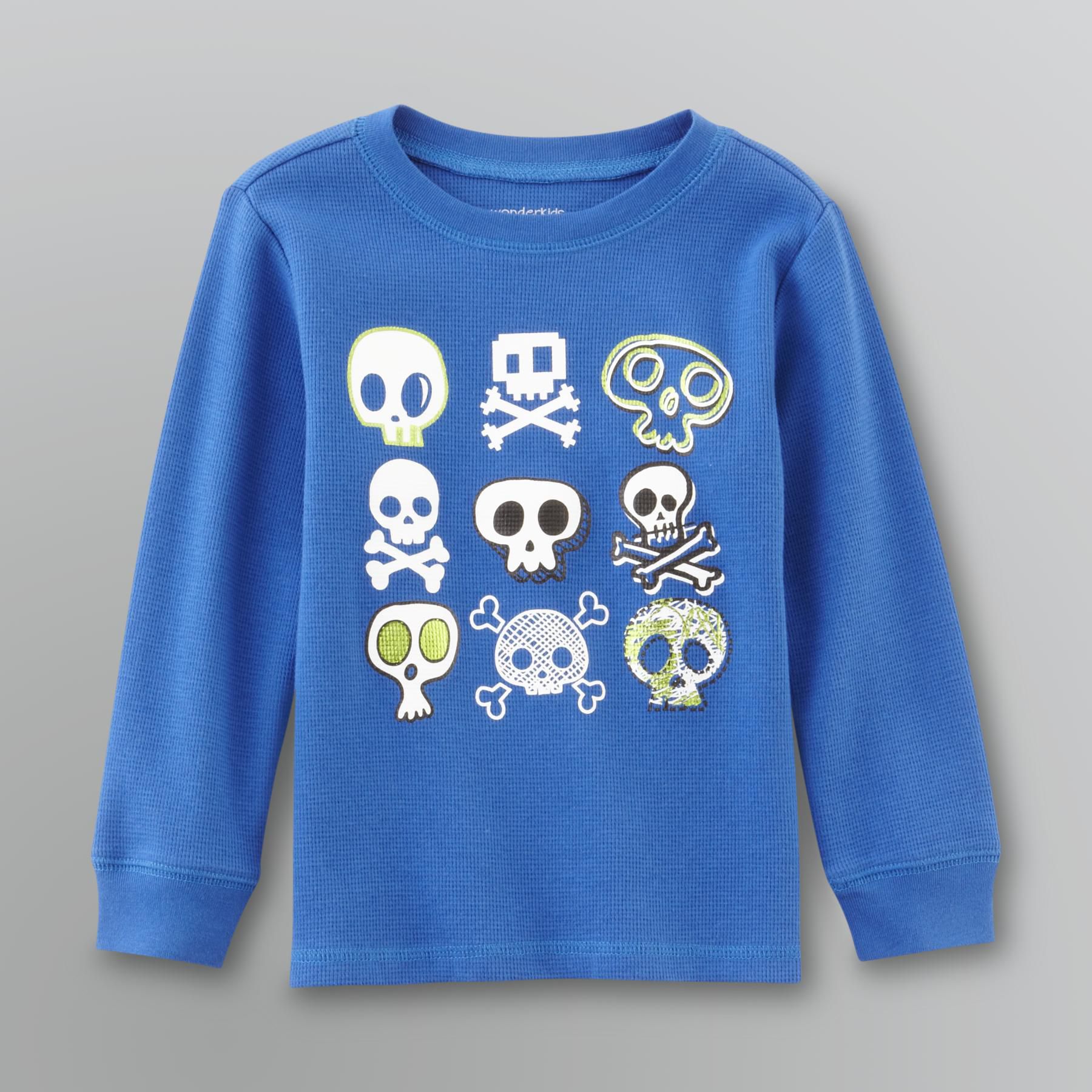WonderKids Infant & Toddler Boy's Graphic Thermal Shirt - Skulls at Kmart.com