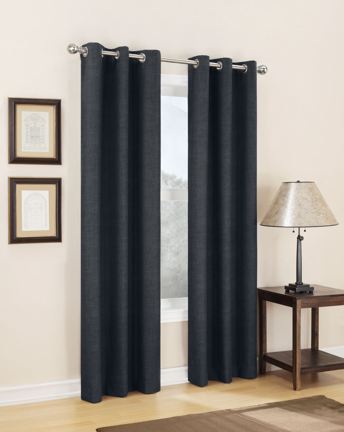 Jaclyn Smith Dean Panel - Black at Kmart.com