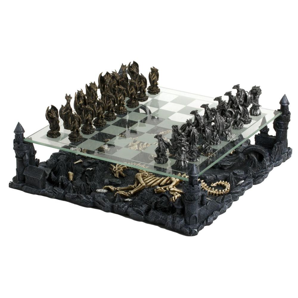 3-D Dragon Chess Set