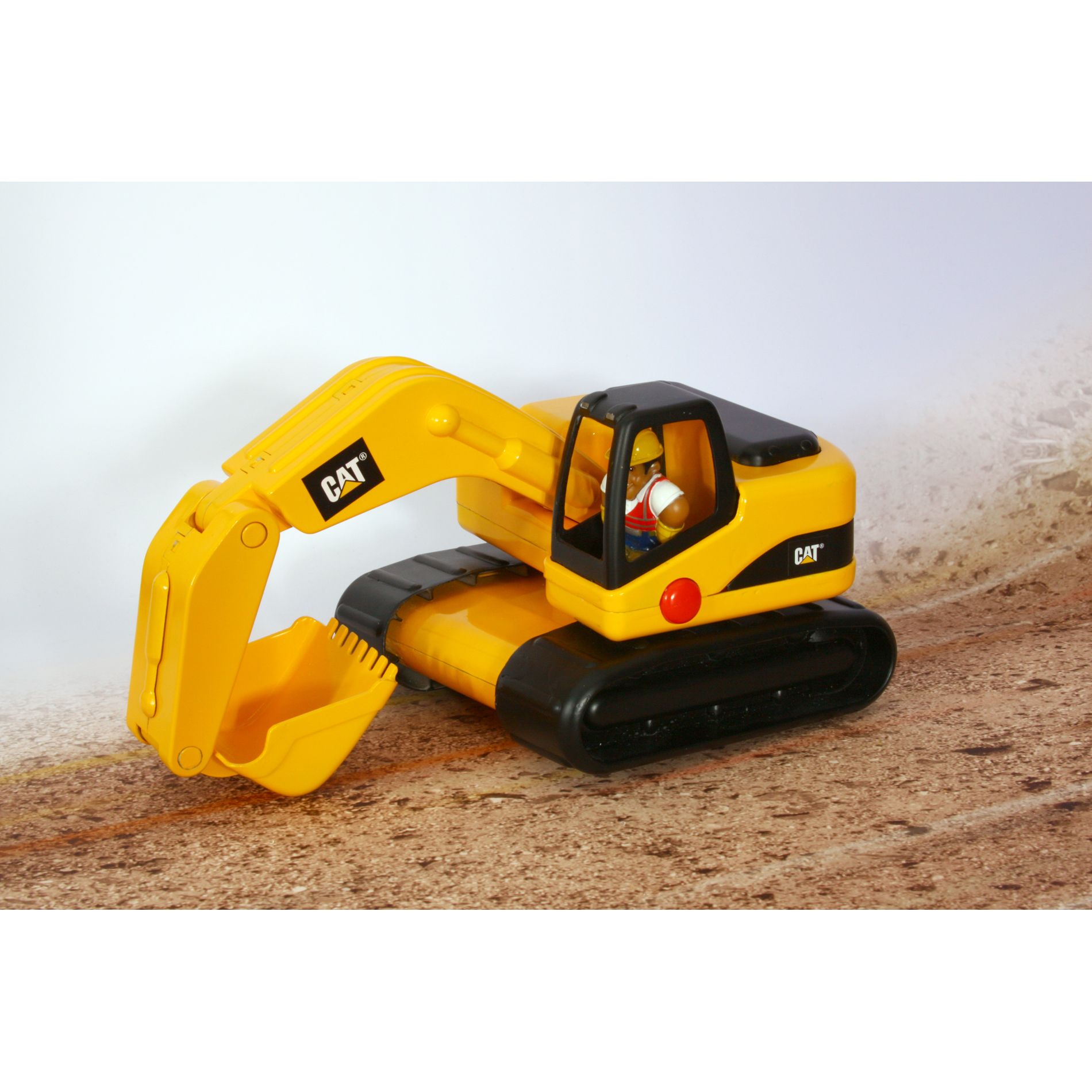Caterpillar Toys 11 in Caterpillar Big Builder Excavator With Figure