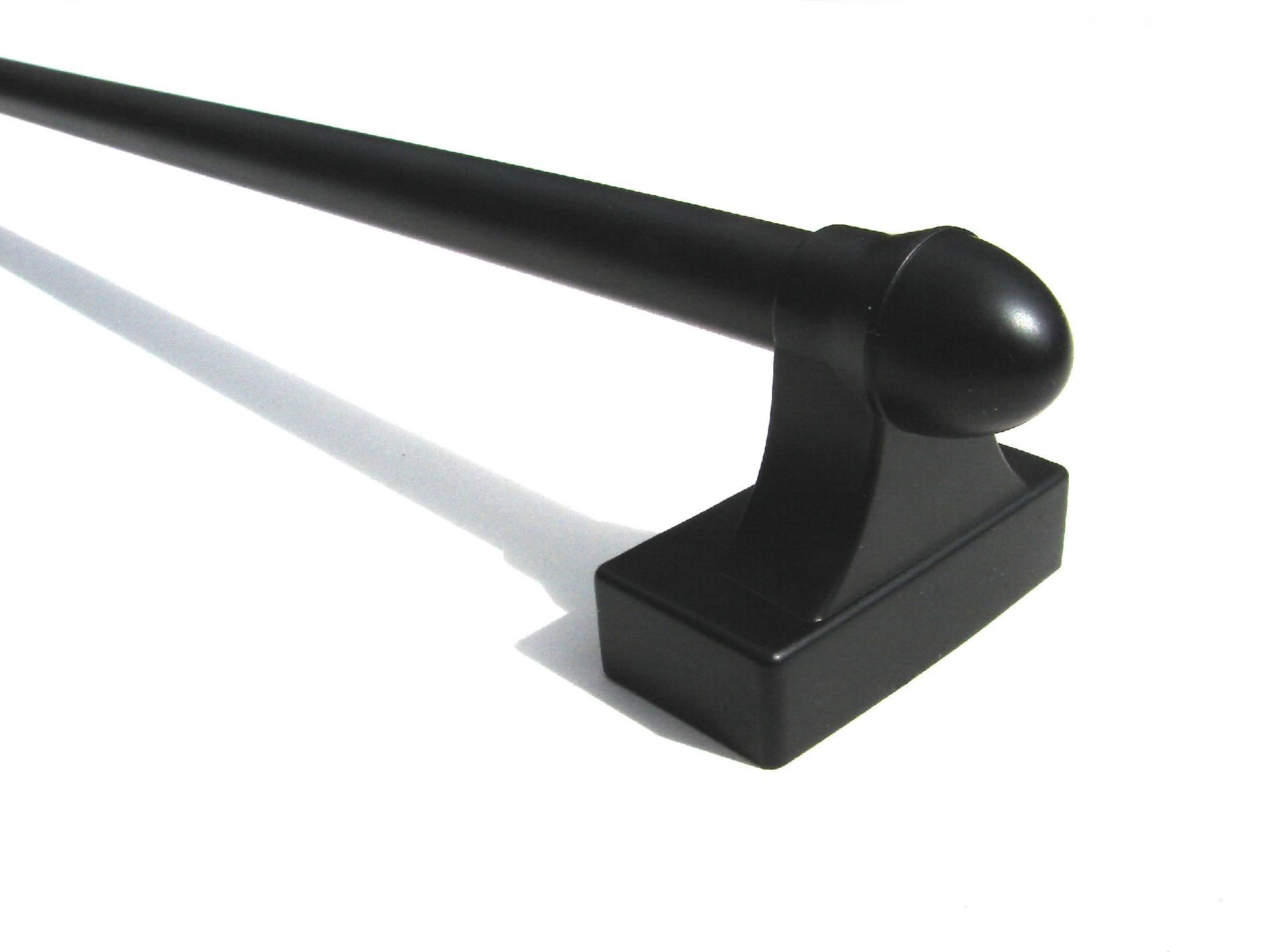 Magne Rod Magnetic Curtain Rod Black at Kmart.com