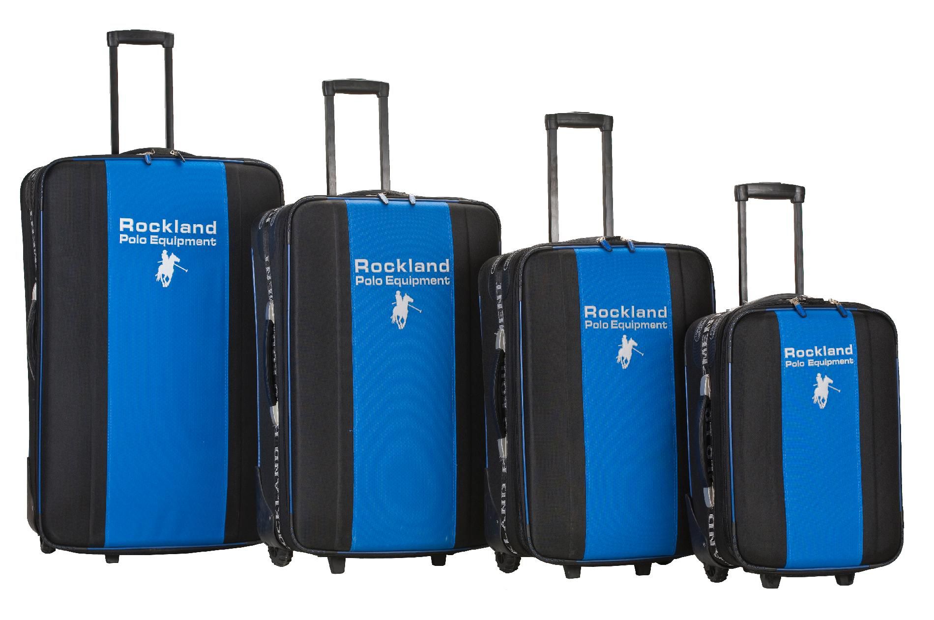 Rockland Fox Luggage 4 PIECE ROCKLAND POLO EQUIPMENT LUGGAGE SET 