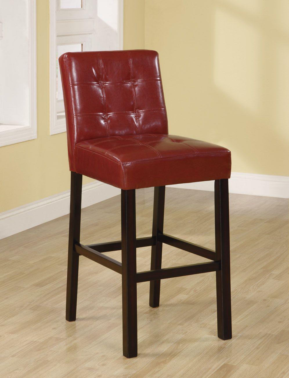 Monarch Specialties Burgundy Leather-Look 43"H Barstool / 2pcs Per Carton at Sears.com
