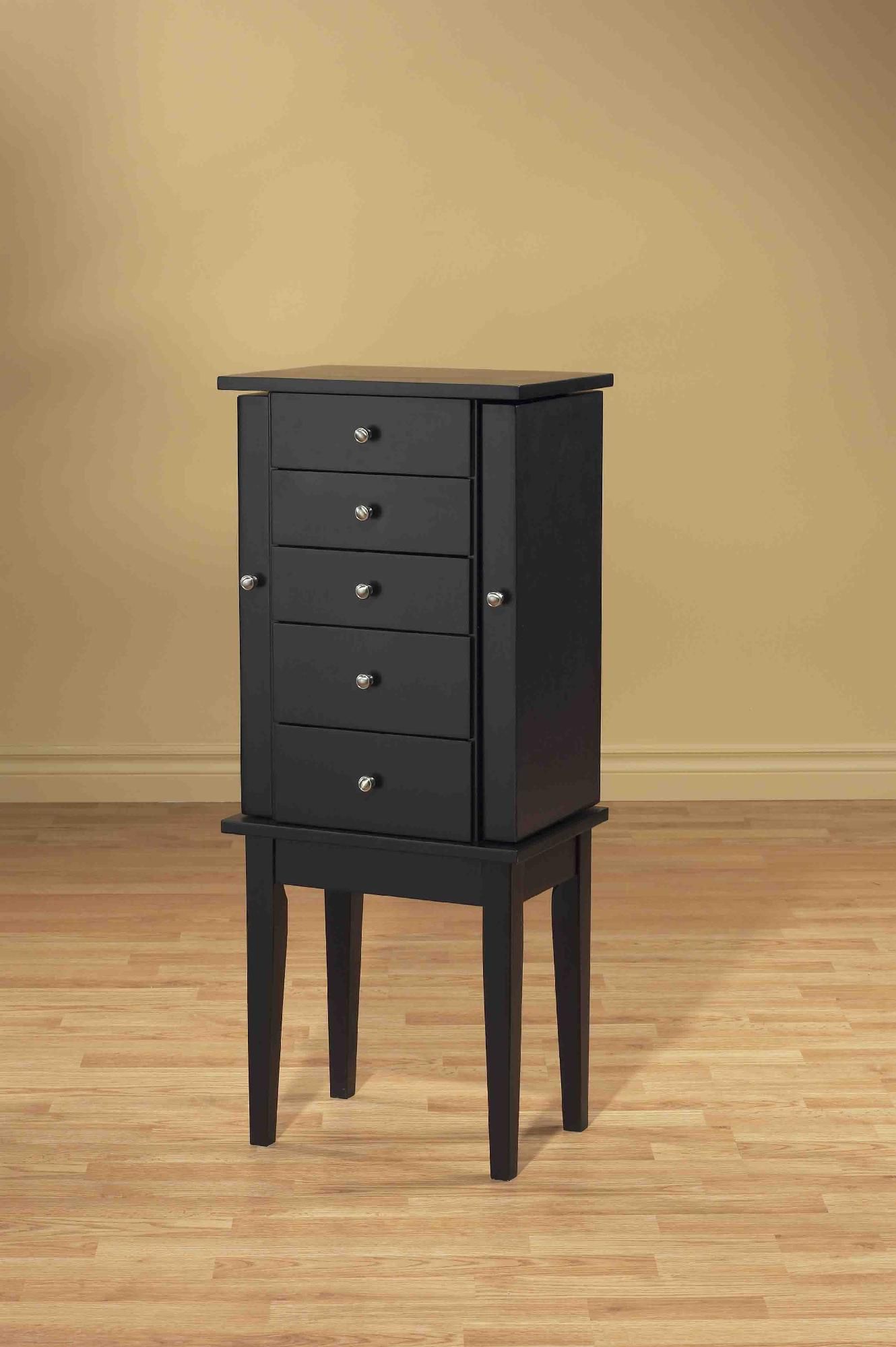 Monarch Specialties I4013 Jewelry Armoire in Cappuccino