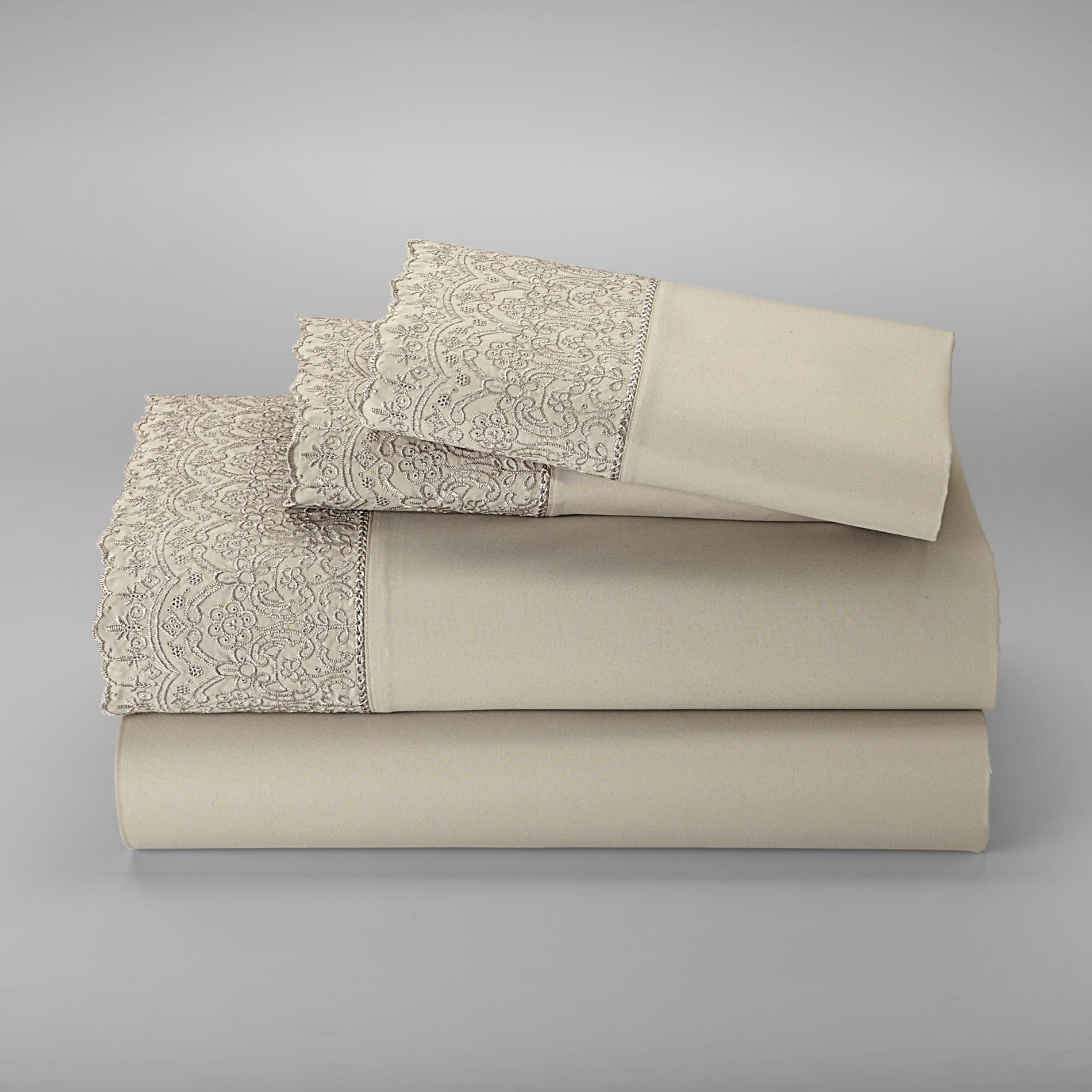 Linens and Lace Sheet Set - Wheat