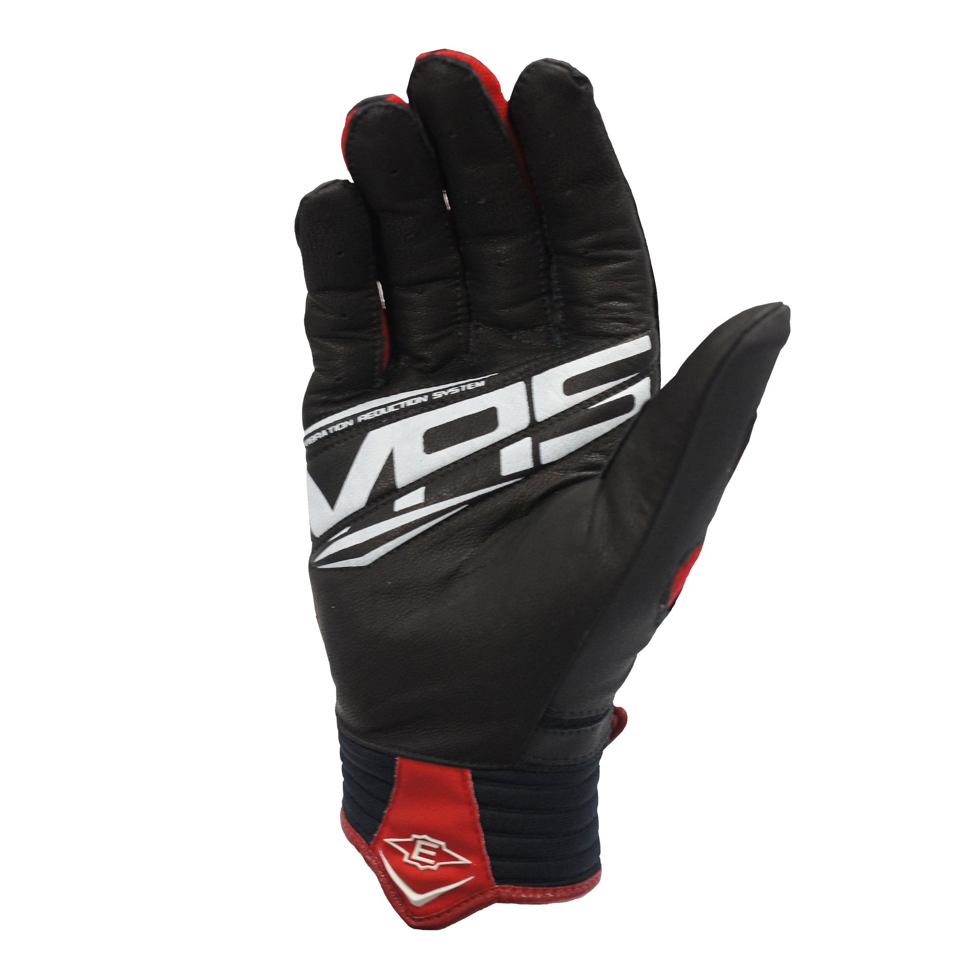 React Batting Glove - Adult Large - Black/Red