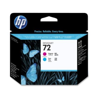 HP 72 Magenta Cyan Printhead