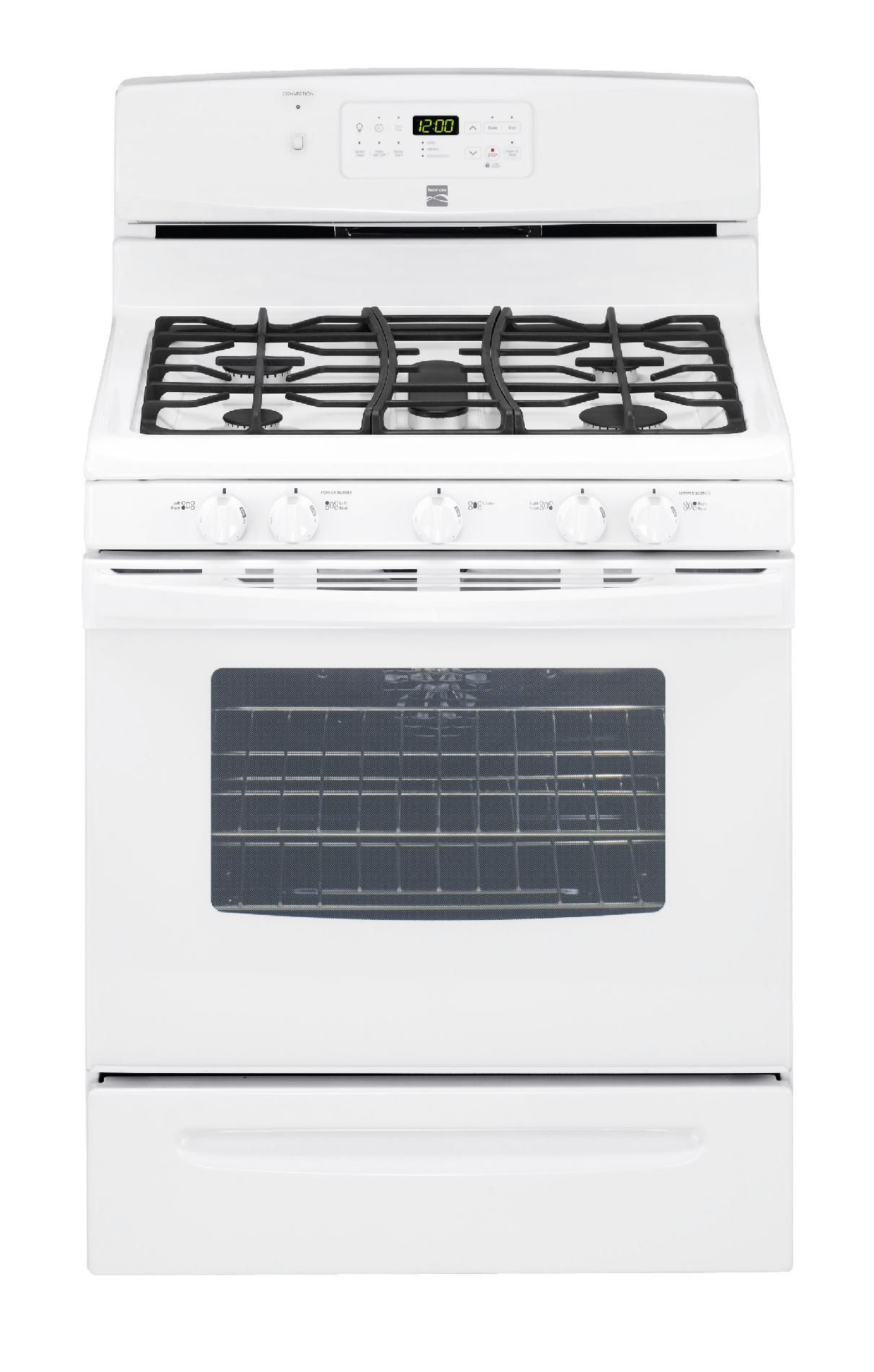 Kenmore 72712 5.0 cu. ft. Freestanding Gas Range White Sears Outlet
