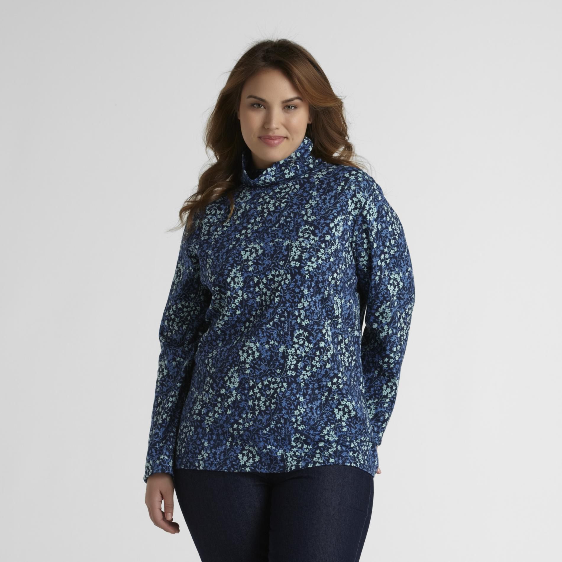 Basic Editions&nbsp; Women's Plus Floral