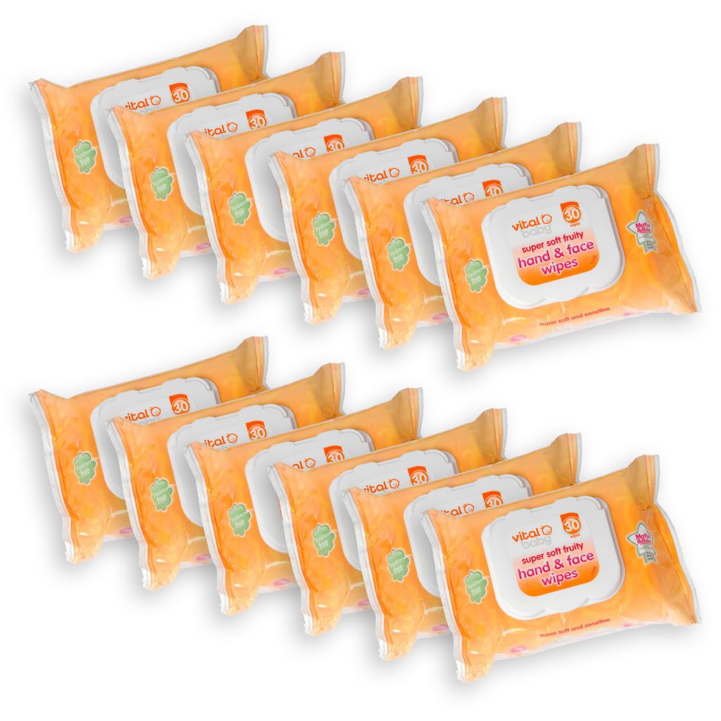 Vital Baby Hand & Face Wipes Bundle, Fruity Scent at Kmart.com