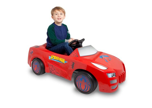 Spiderman 6V Battery-Operated Ride-on Car