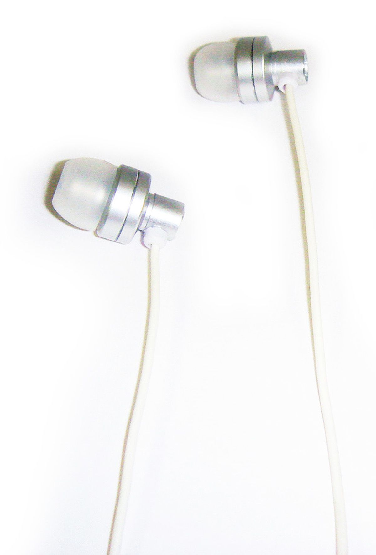 Kinyo PE-161Silver In-ear stereo earbuds with metal housing at Sears.com