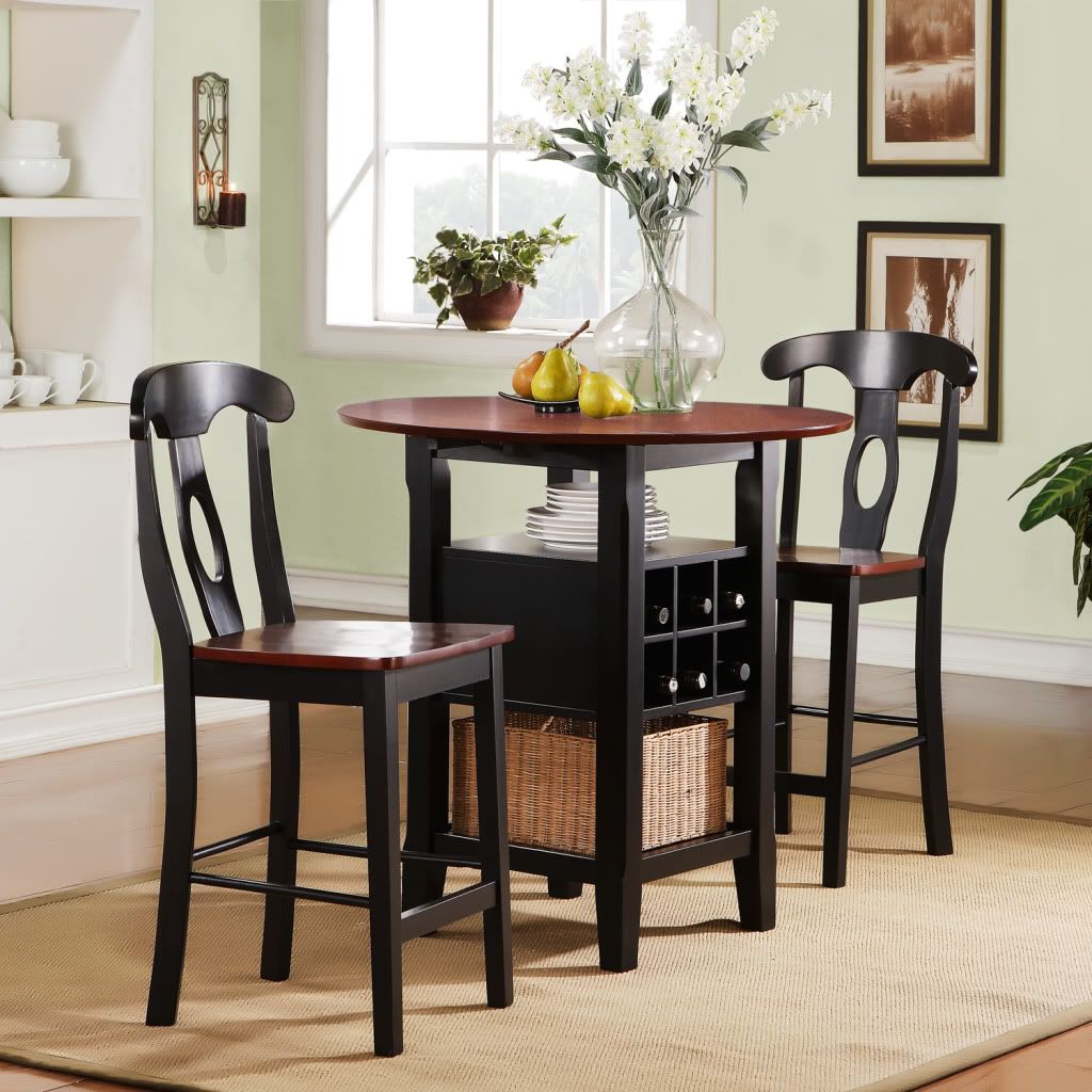 Oxford Creek 3pcs Black and Cherry Bistro Set at Kmart.com