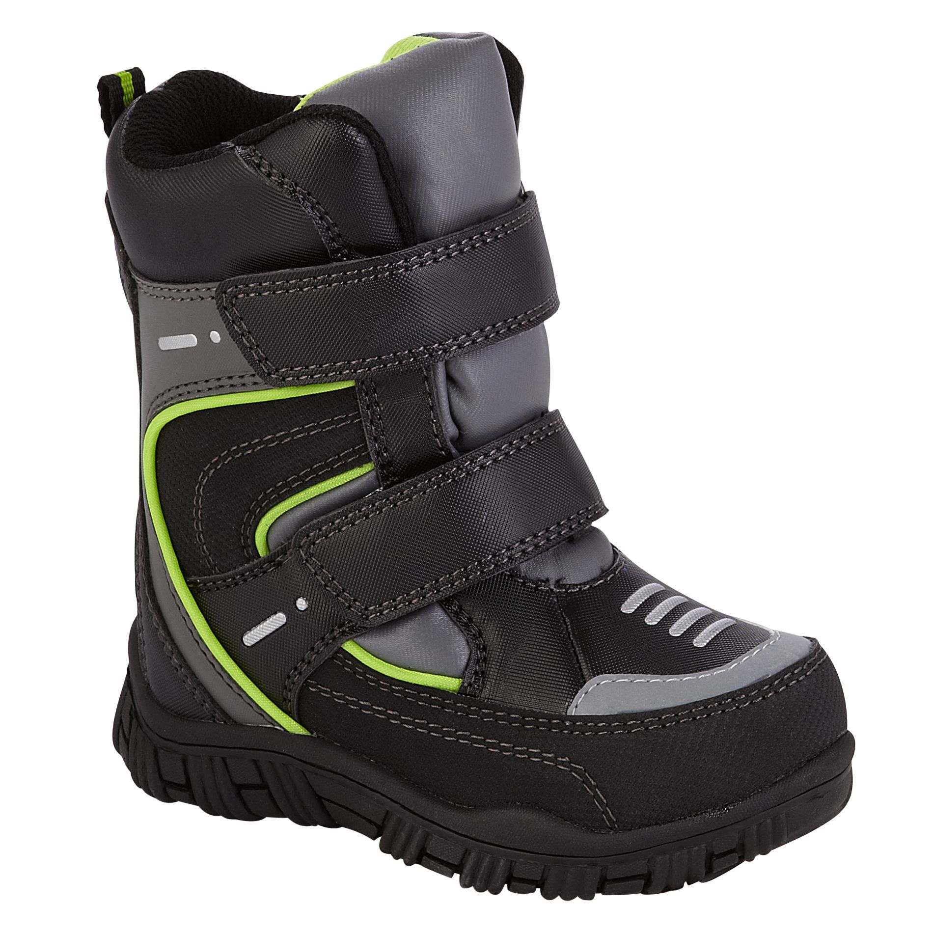 Athletech Toddler Boy's Abraham 2 Winter Boot - Black at Kmart.com
