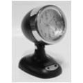 Black Spot Light Retro Alarm Clock
