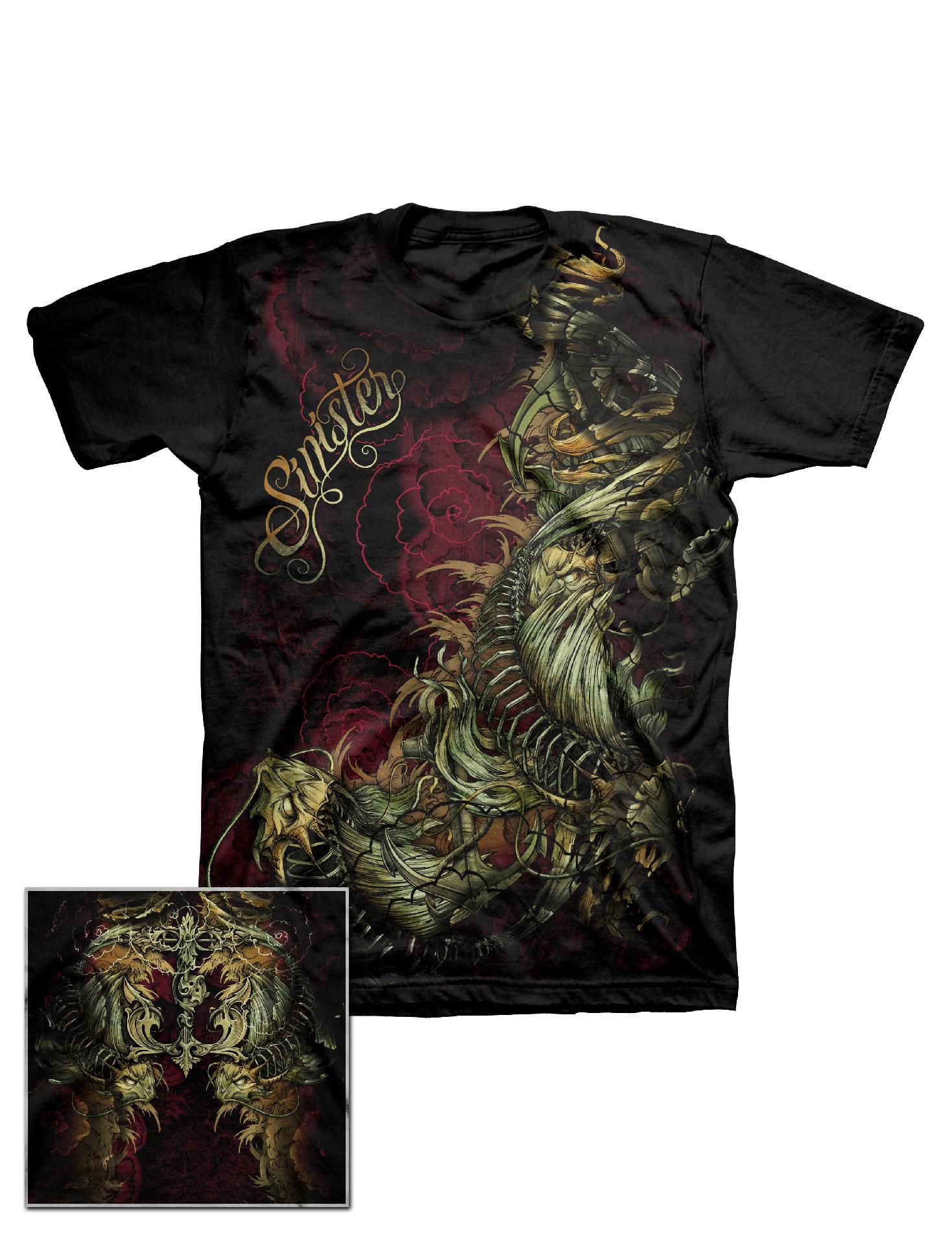 Sinister Young Men’s Tee Shirt ‘Sinister Anchor’ Short Sleeve Black at Kmart.com