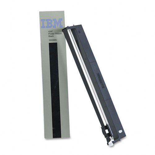 IBM 1053685 Printer Ribbon, Nylon, 15M Yield, Black