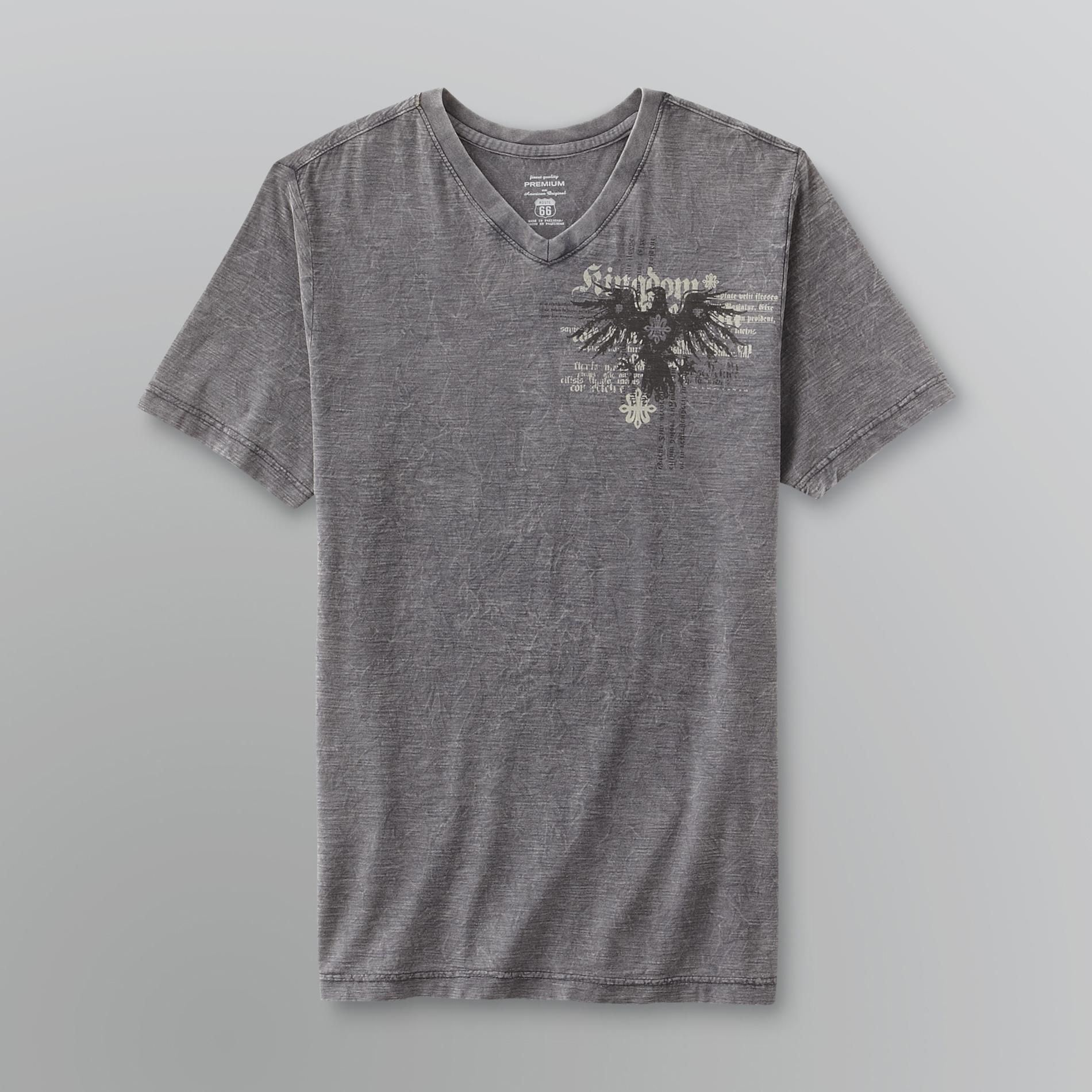Route 66 Men's Textured V-Neck T-Shirt at Kmart.com