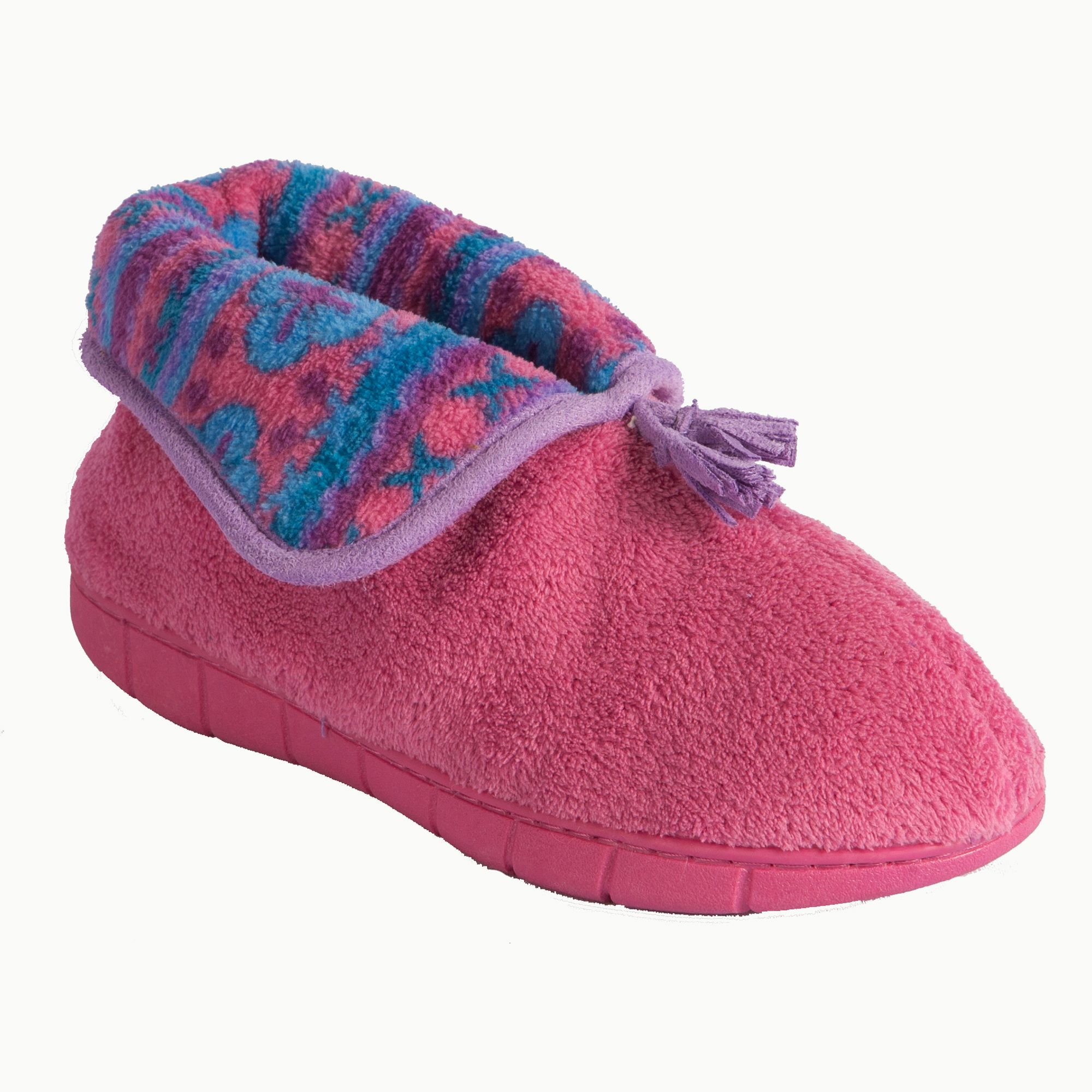 MUK LUKS® Flower Fairisle Bootie Slipper at Sears.com