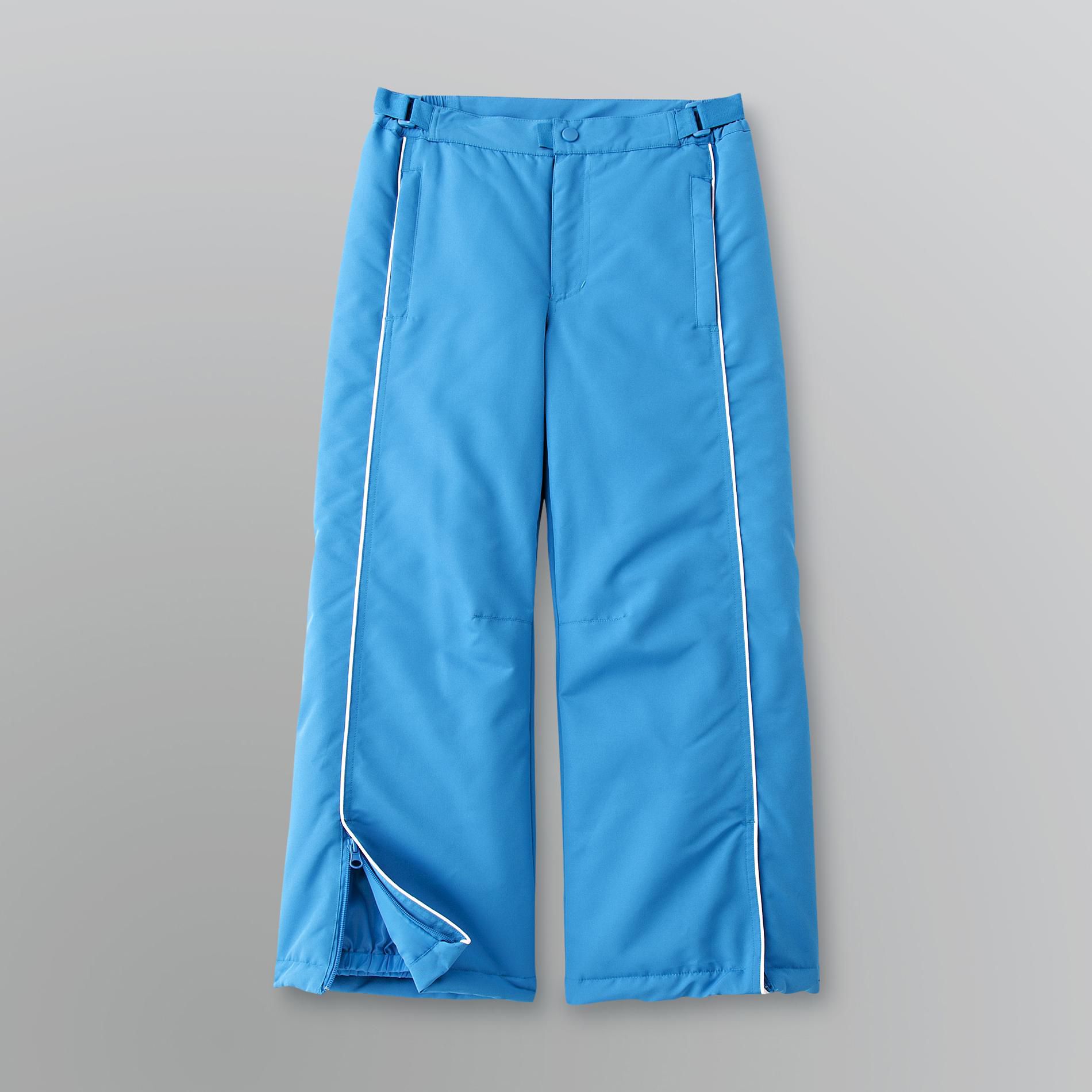 Girl's Snow Pants with Piped Trim