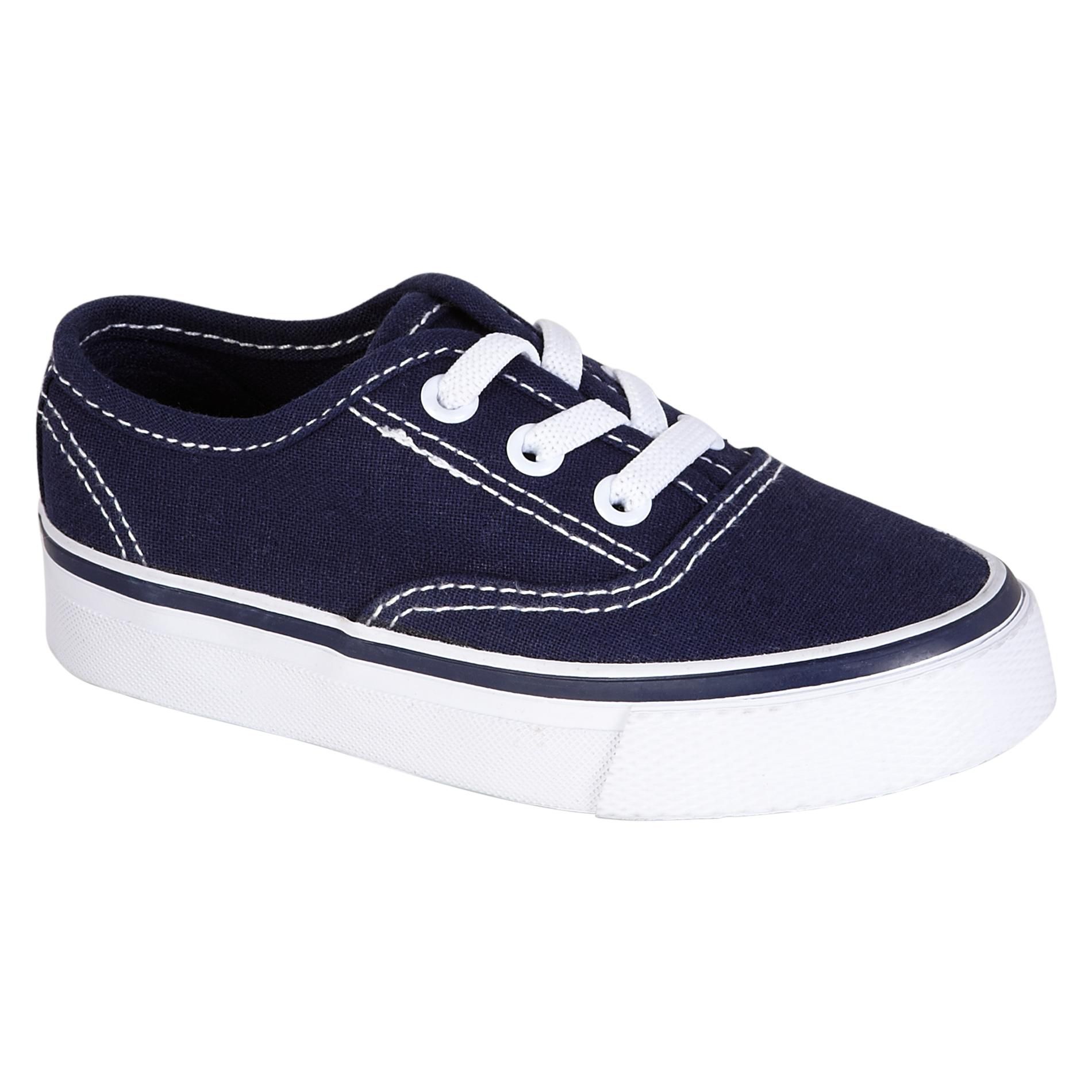 Joe Boxer Toddler Rewind Lace-Up Canvas Casual CVO - Navy at Kmart.com