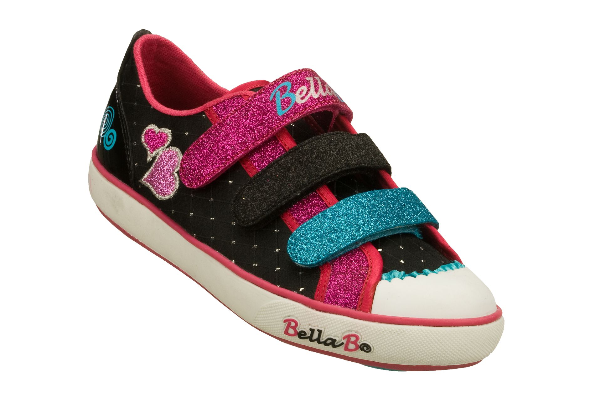 Skechers Girl's Bella Ballerina Curtsies Triple Twirl Athletic Shoe - Black/Multi