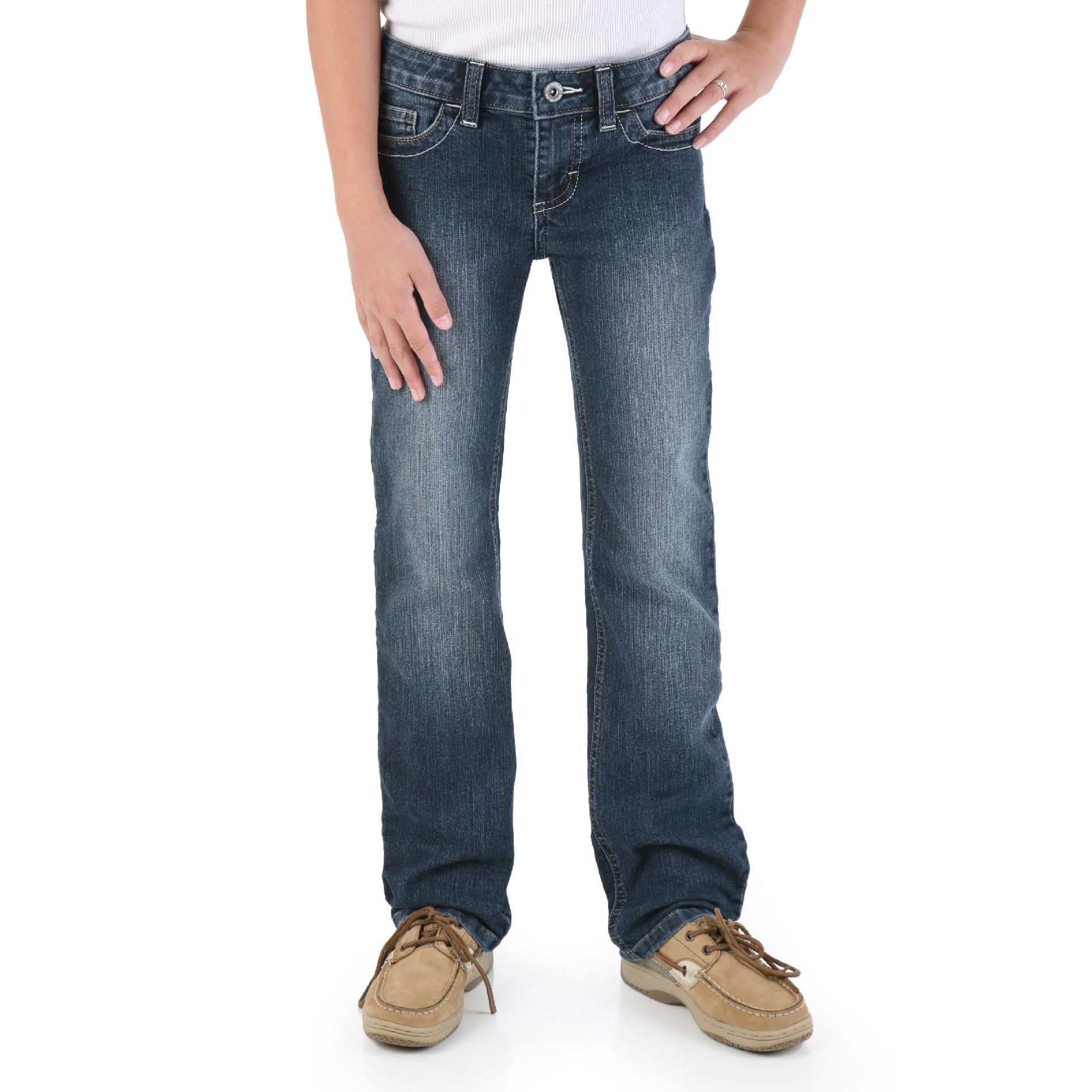 Wrangler Girl's Washed Out Jeans at Kmart.com