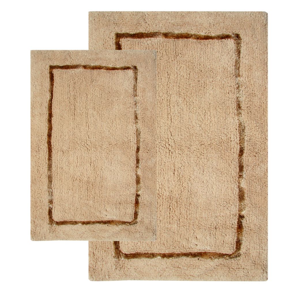 Chesapeake Merchandising 2 Piece Greenville Bath Rug Set - 21"x34" and 17"x24" - Sand color at Kmart.com