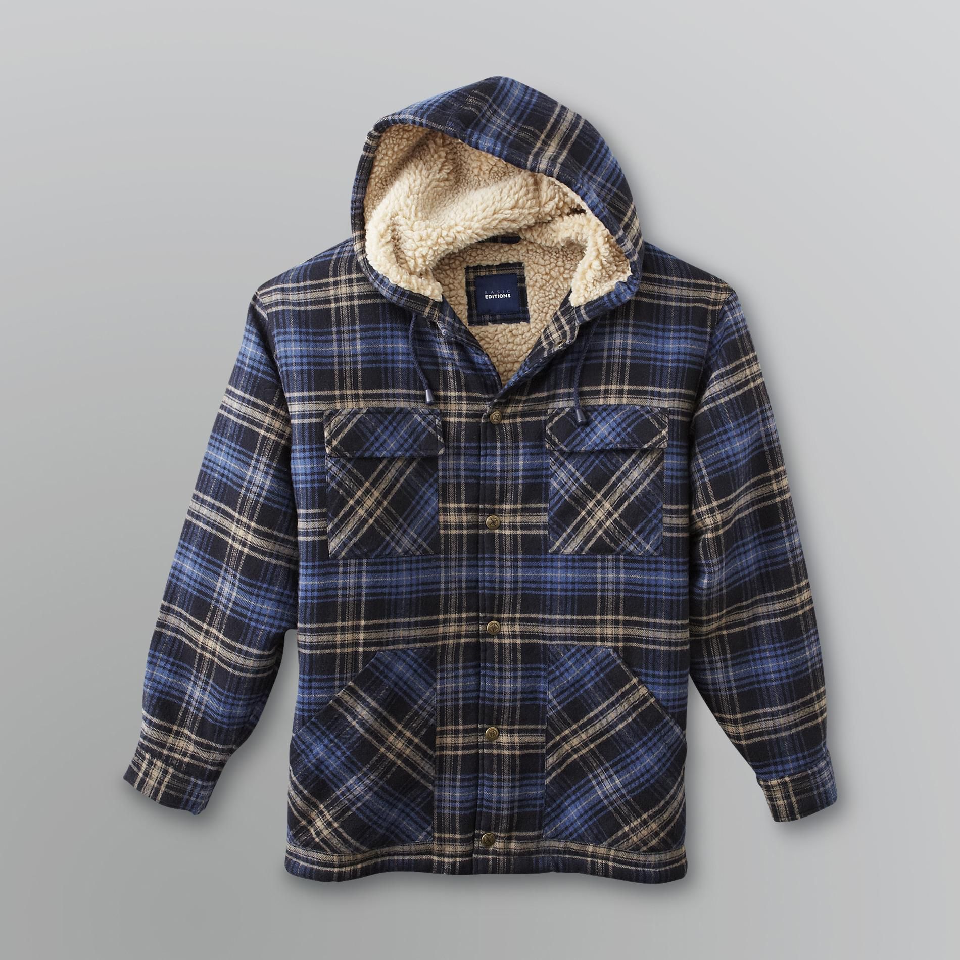 sherpa lined jacket flannel