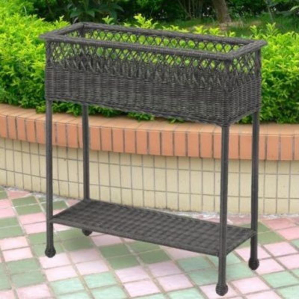 Rectangle Wicker Plant Stand